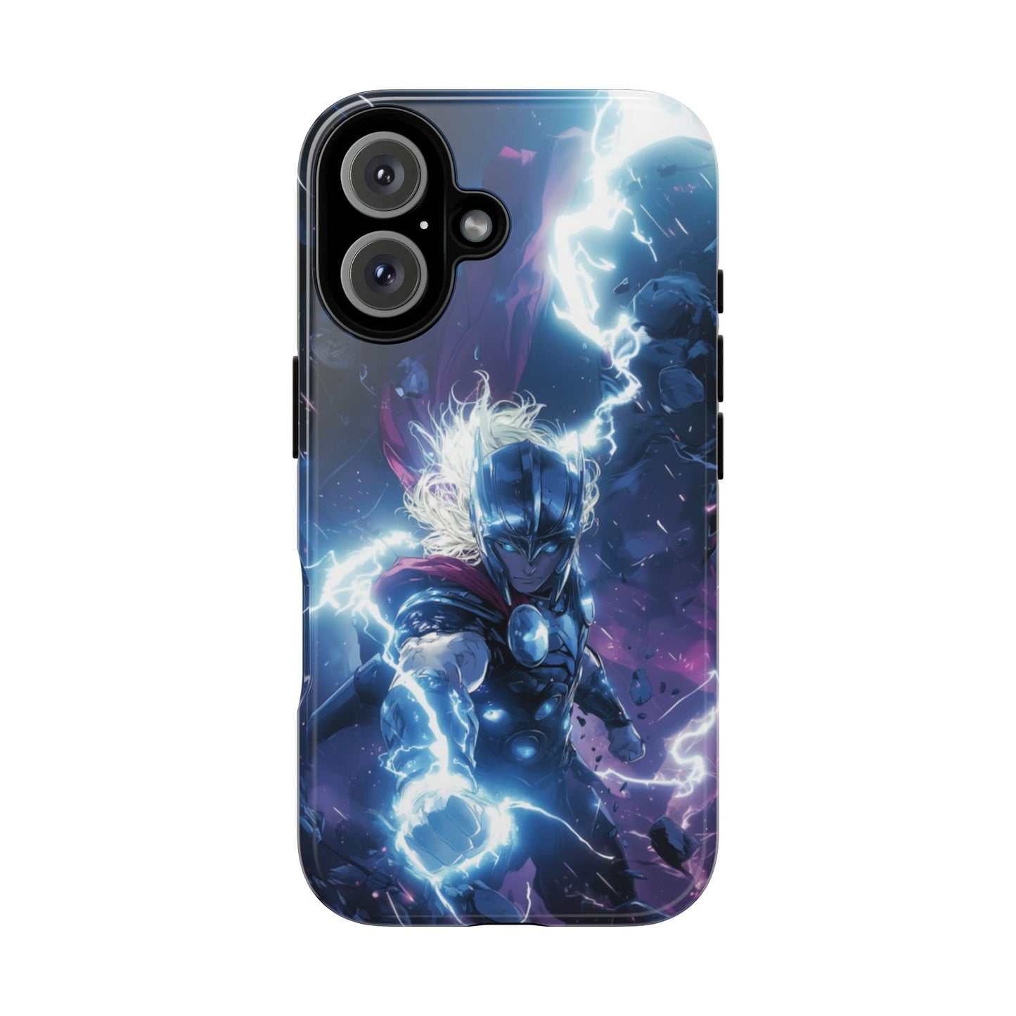 Lightning Fury: Thor Anime Action Phone Case - iPhone, Google Pixel, Samsung