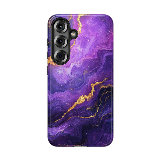 Amethyst Gold Marble – Tough Samsung Galaxy Case