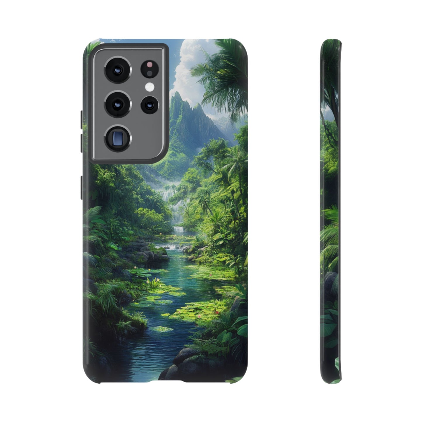 Verdant Jungle Cascade – Tough Samsung Galaxy Case