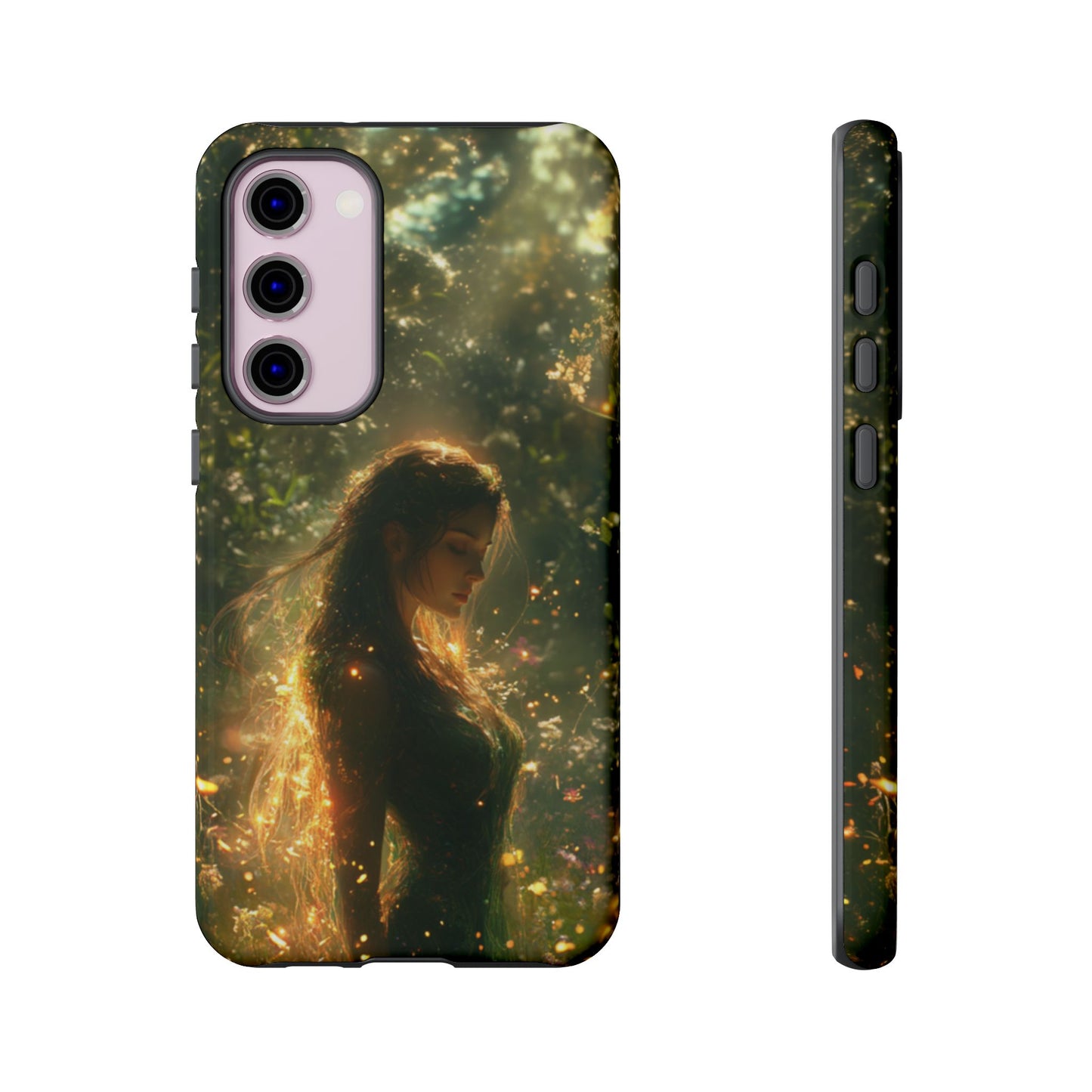 Forest Goddess Golden Light Meadow - Tough Samsung Galaxy Case
