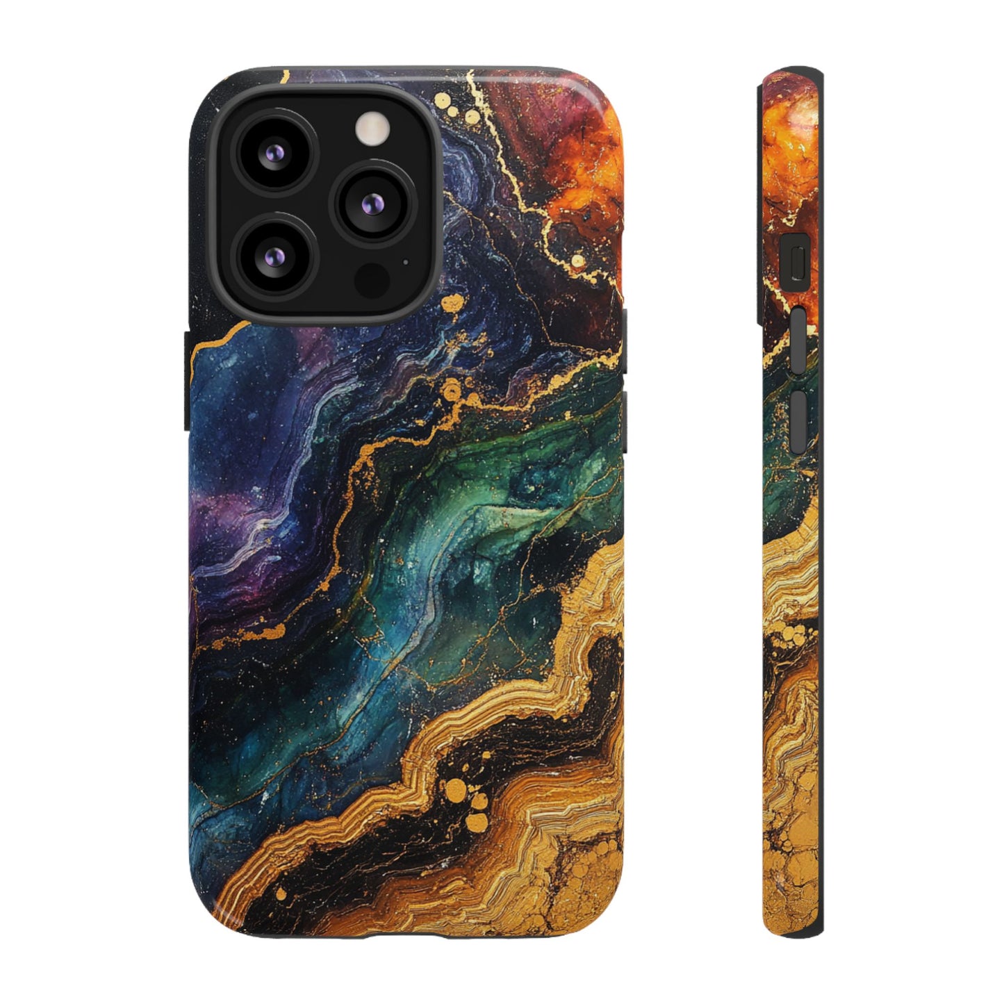 Cosmic Agate Veins – Tough iPhone Case