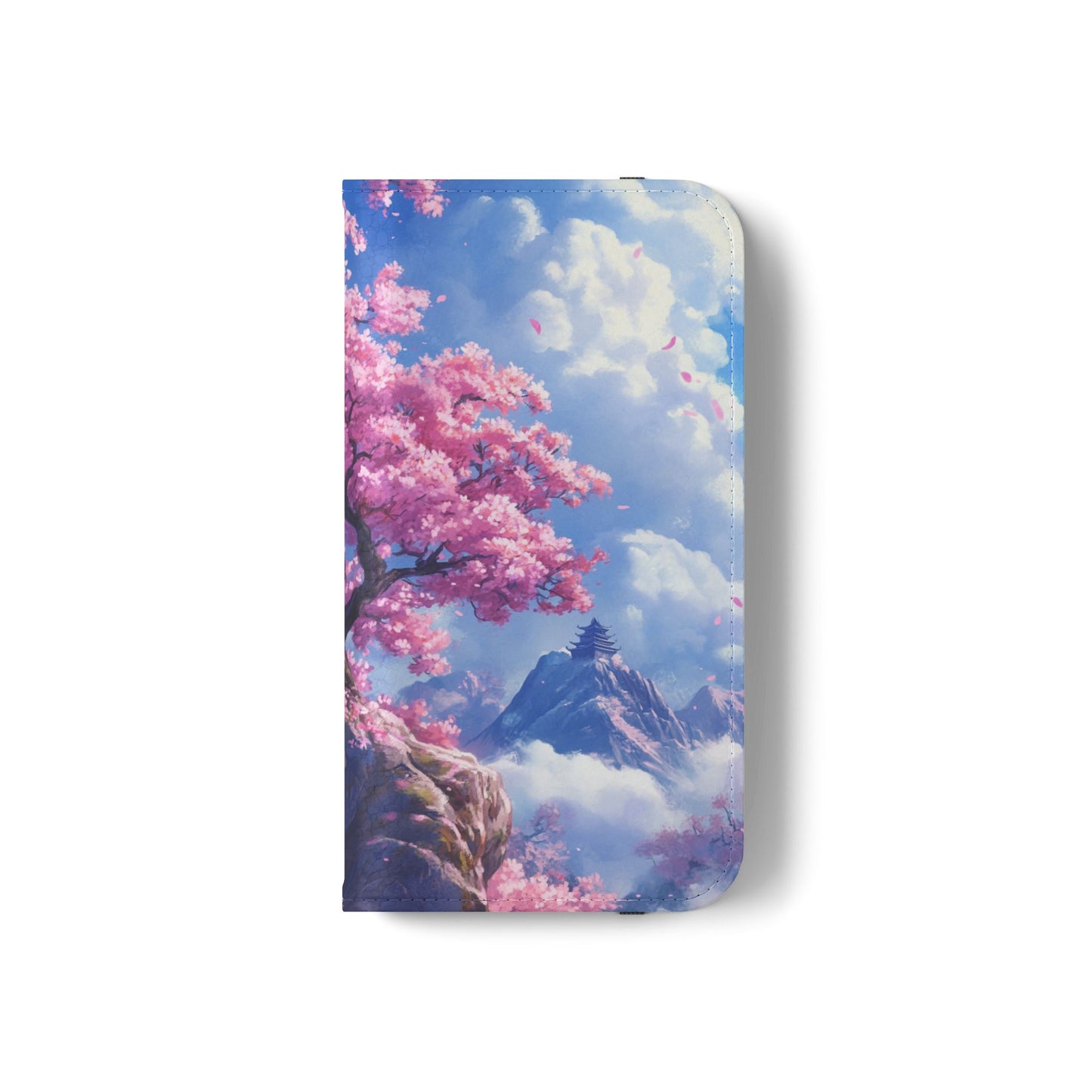 Sakura Sky Temple - Wallet Flip Case