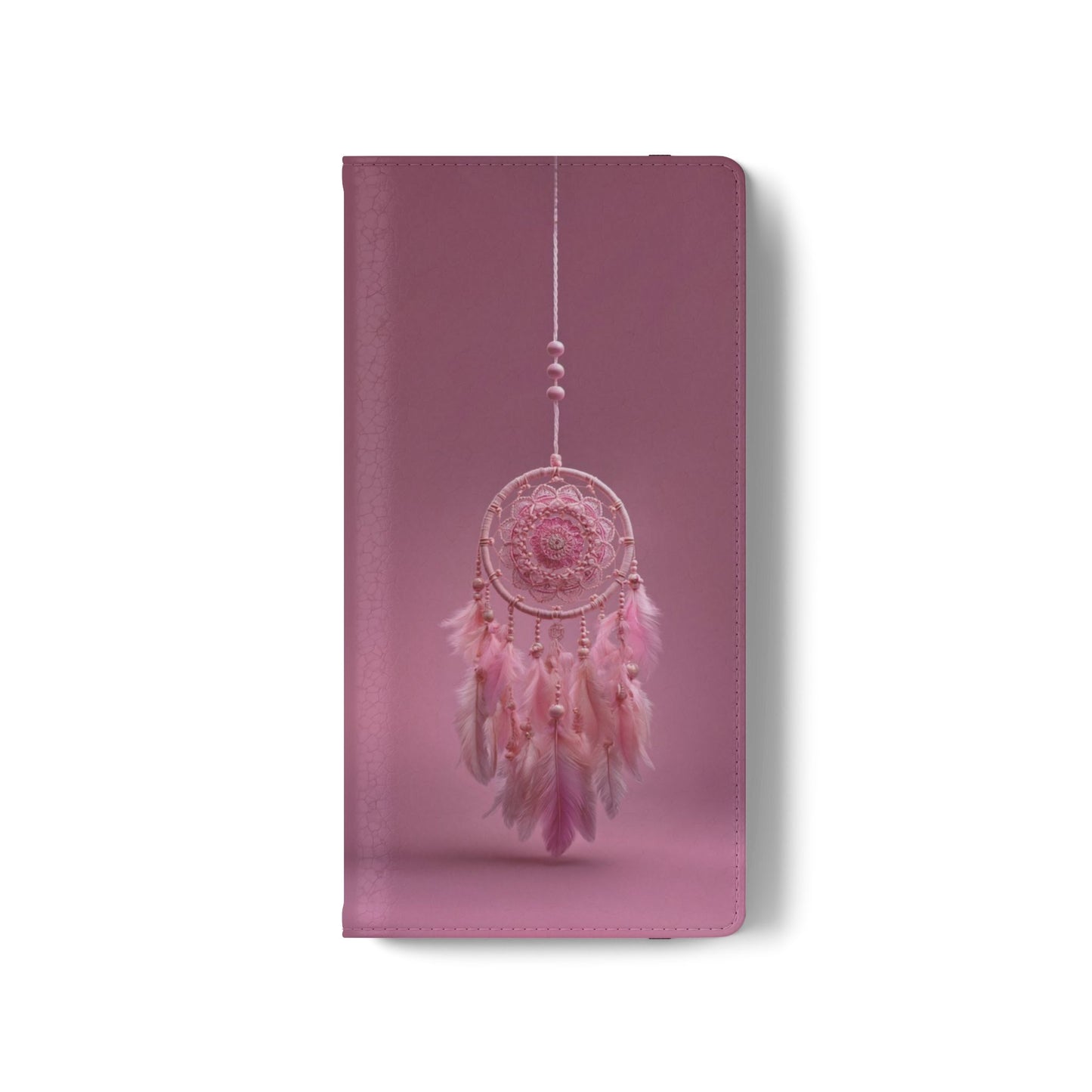 Pink Lace Dreamcatcher - Wallet Flip Case