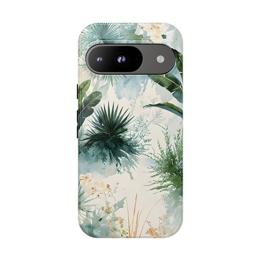 Tropical Botanical Watercolor - Tough Google Pixel Case