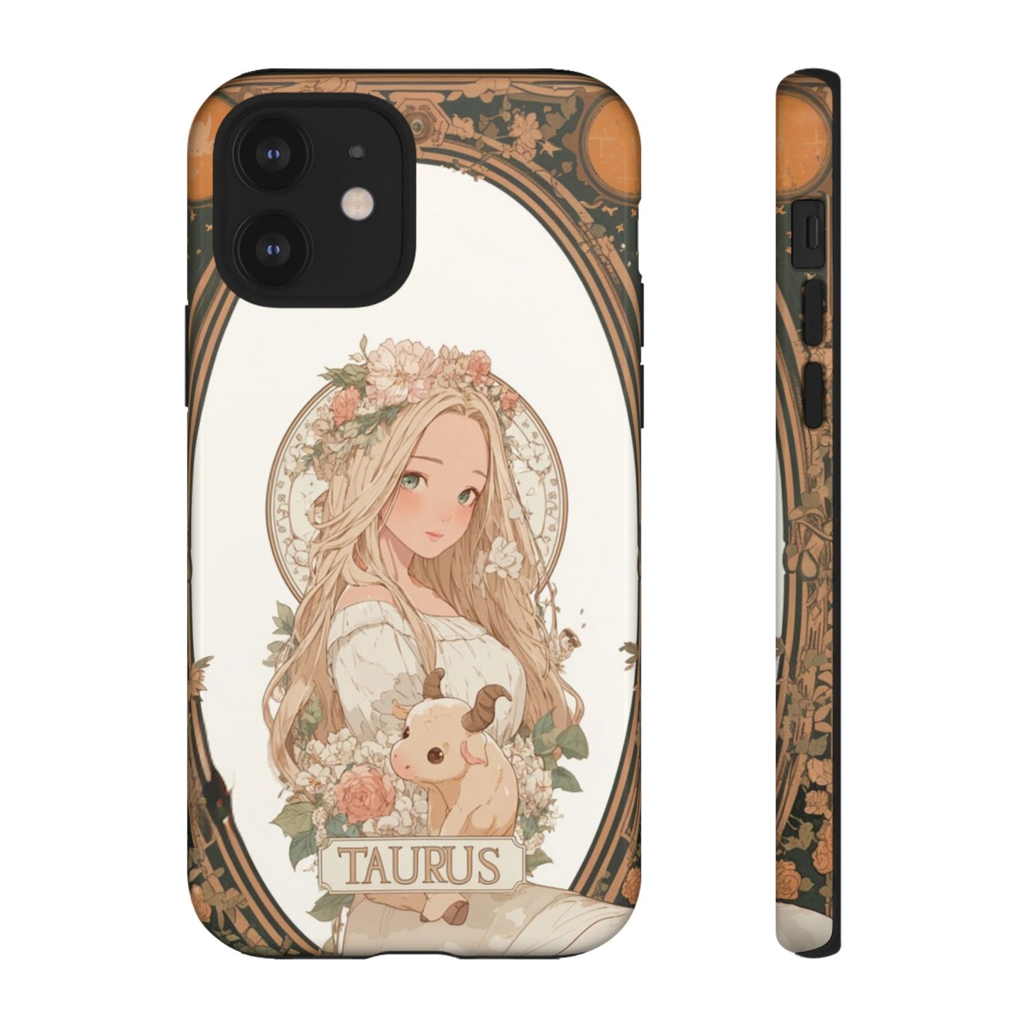 Taurus Floral Maiden - Tough iPhone Case
