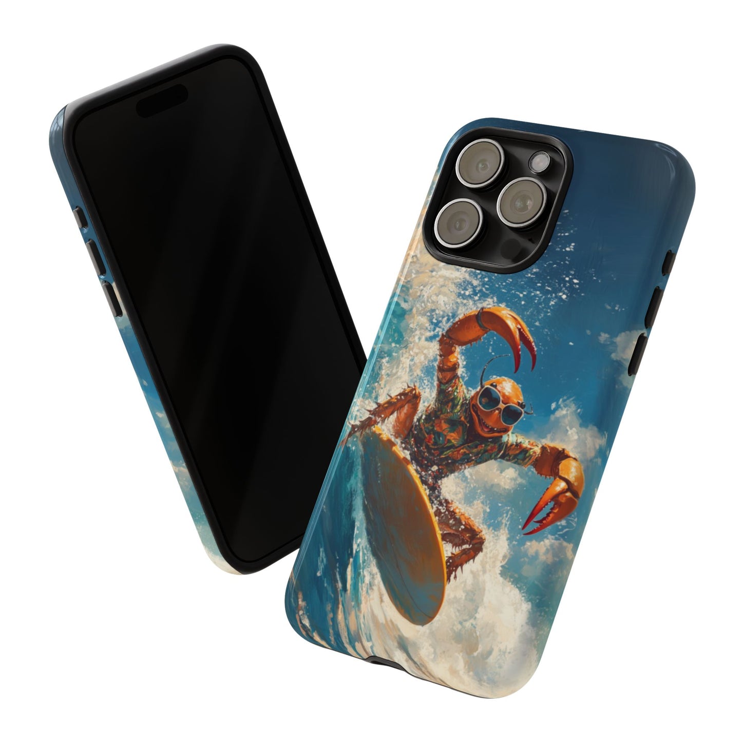 Surfing Crab - Tough iPhone Case