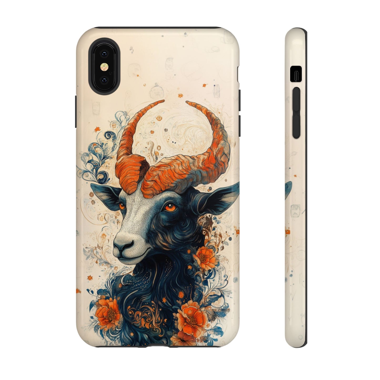 Capricorn Zodiac Artistic Floral Phone Case – iPhone, Google Pixel, Samsung Galaxy