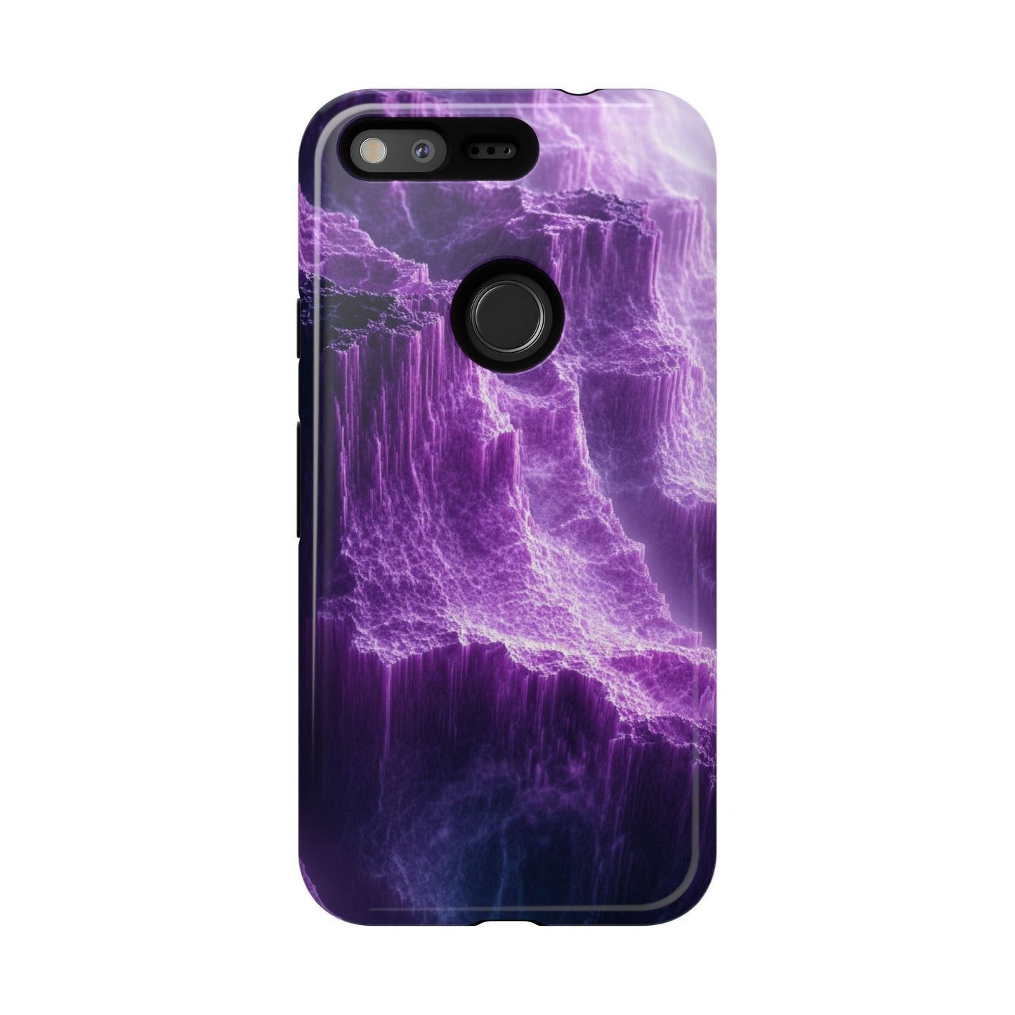 Purple Crystal Canyon - Tough Google Pixel Case