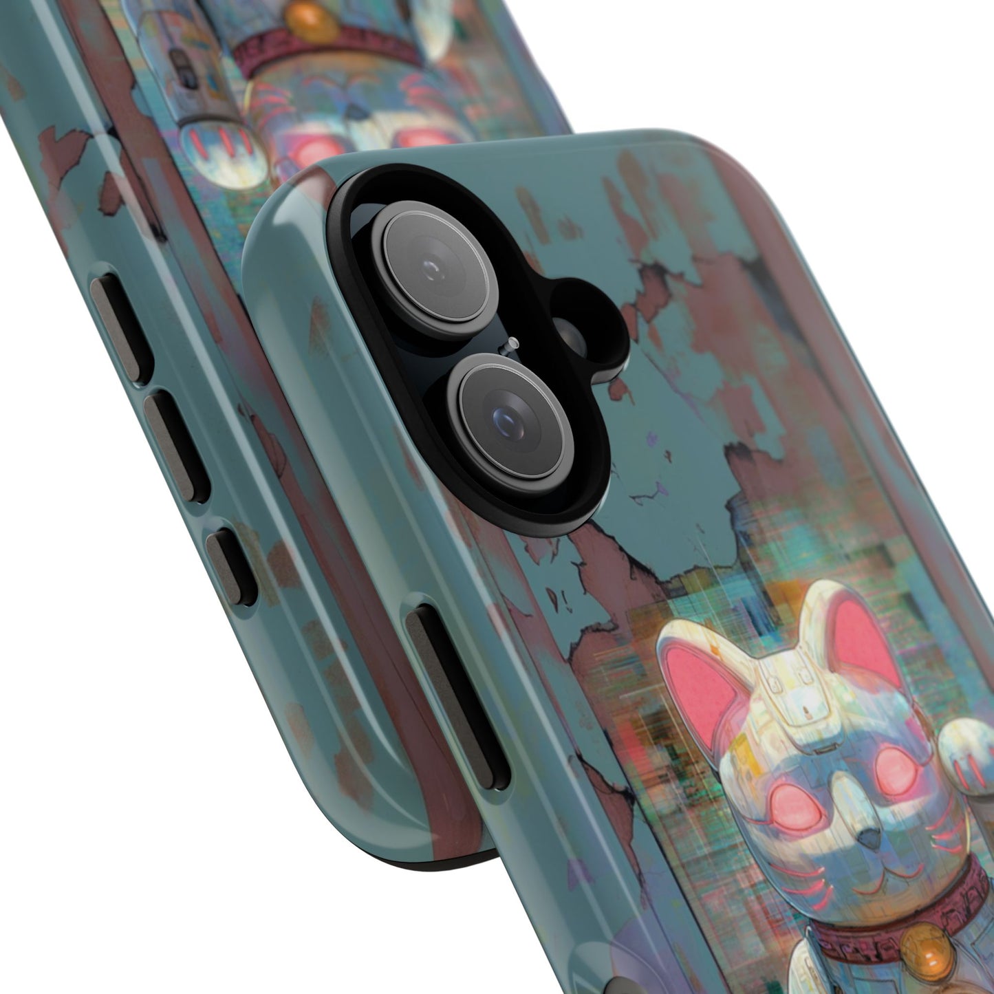 Cyber Lucky Cat - Tough iPhone Case
