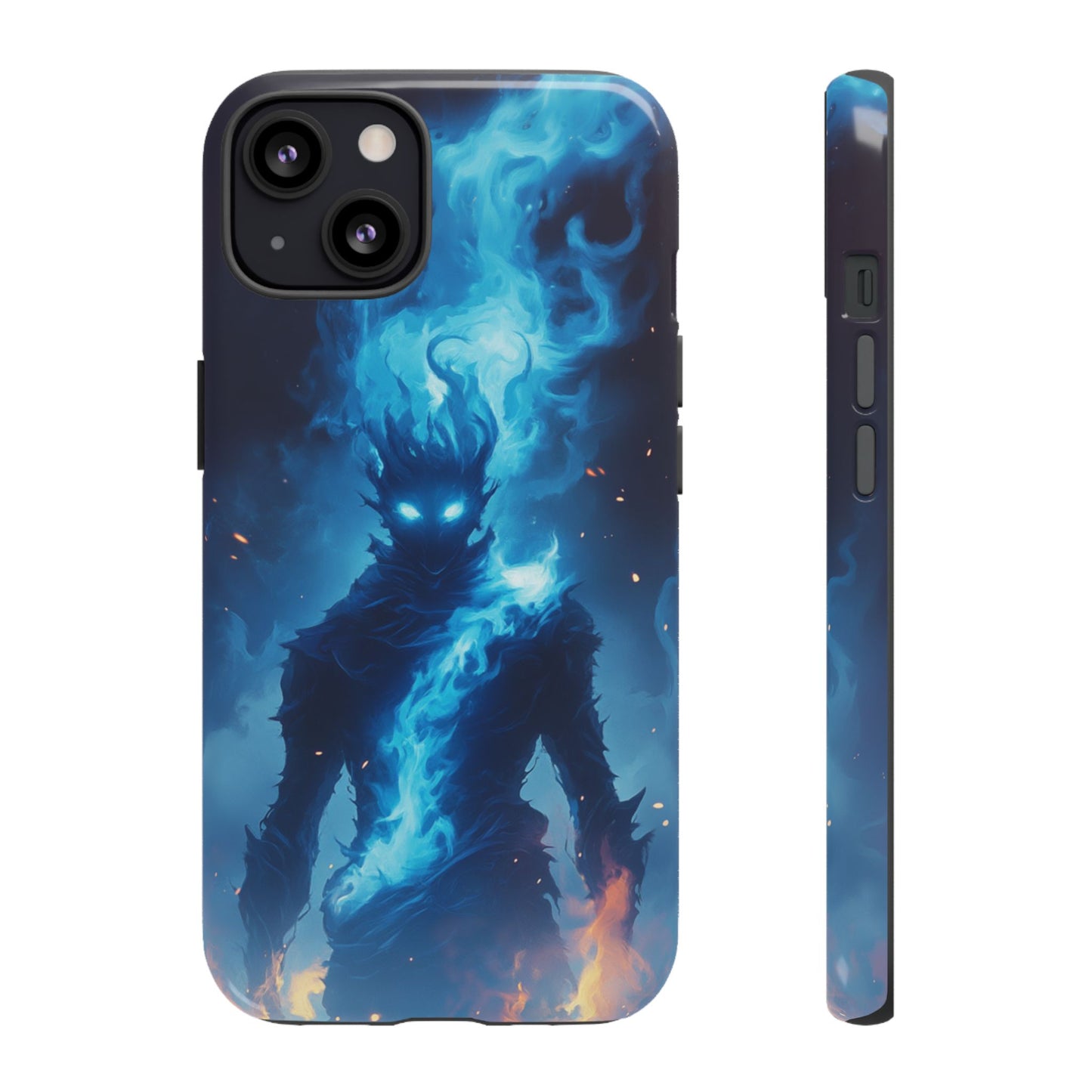 Blue Flame Spirit - Tough iPhone Case