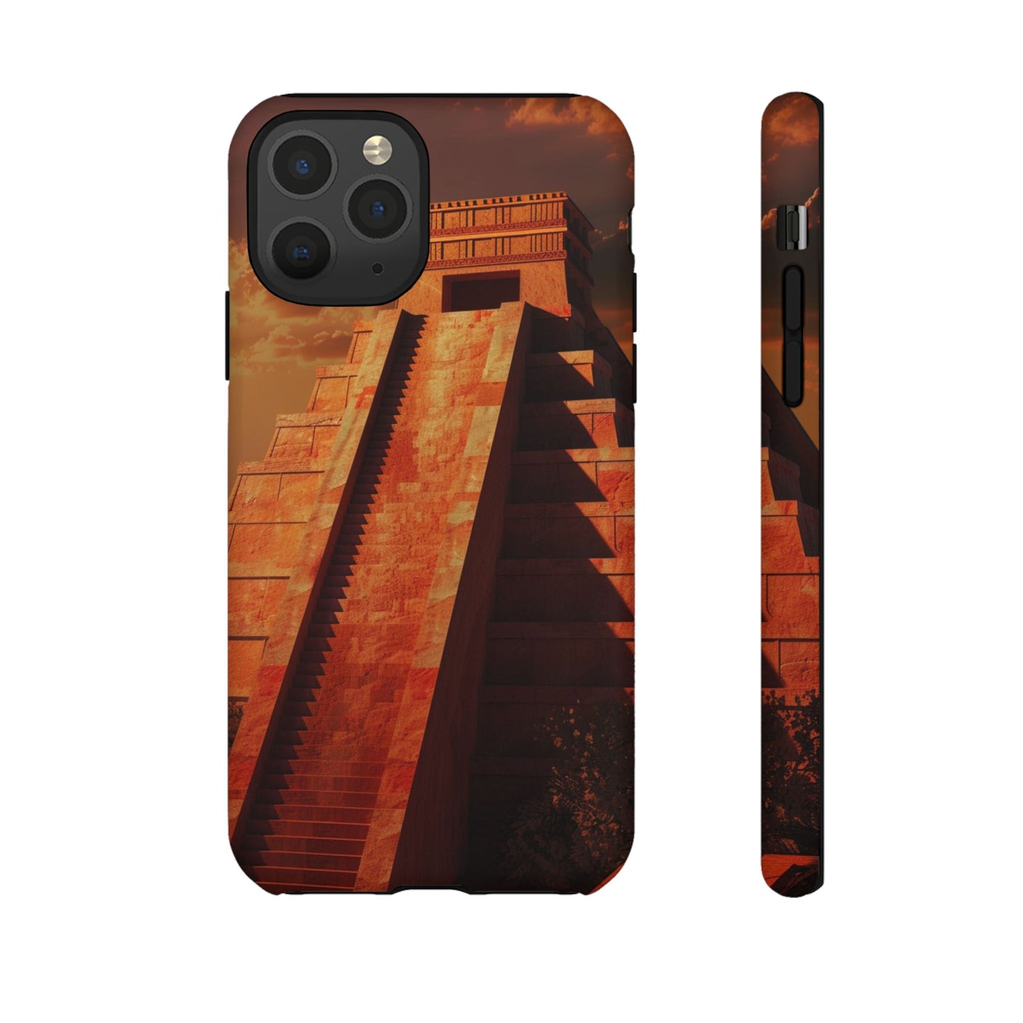 Mayan Pyramid Twilight Phone Case – iPhone, Google Pixel, Samsung Galaxy