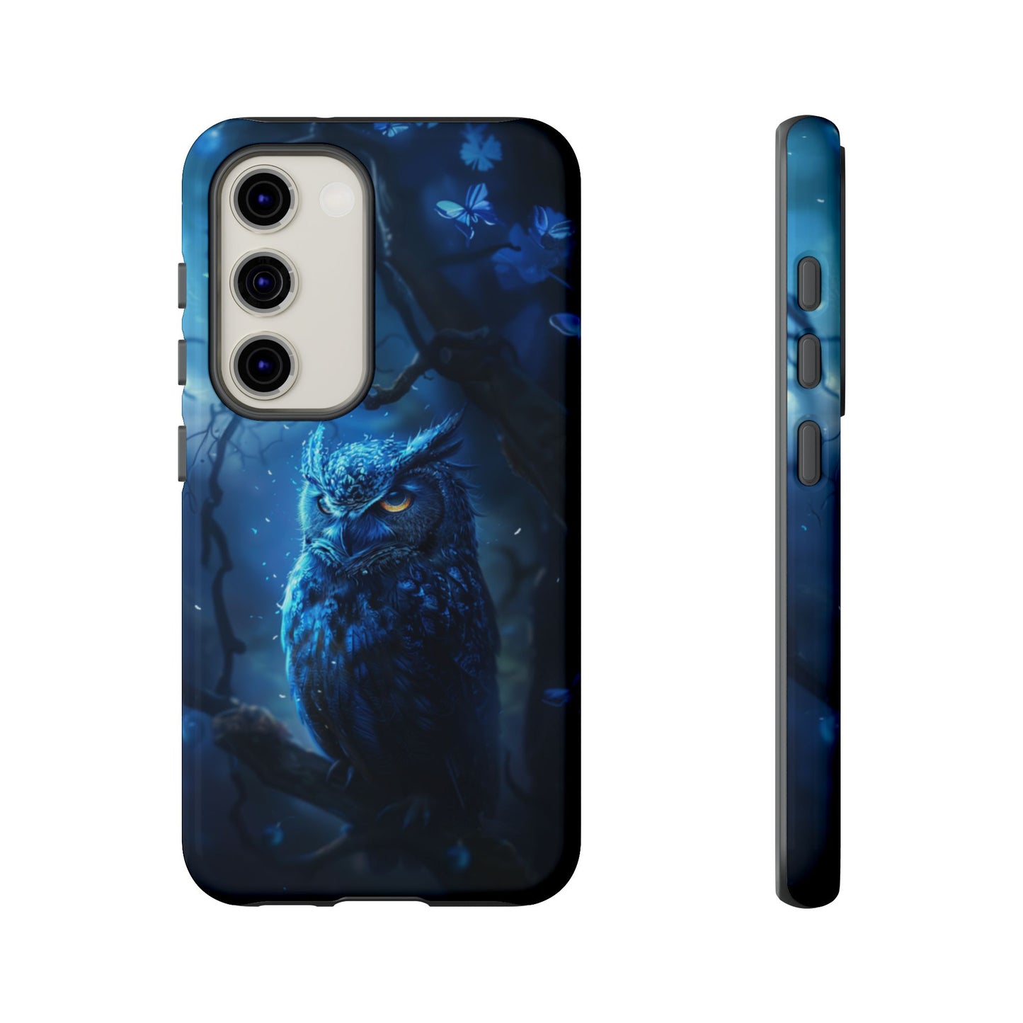 Azure Nocturne Owl – Tough Samsung Galaxy Case
