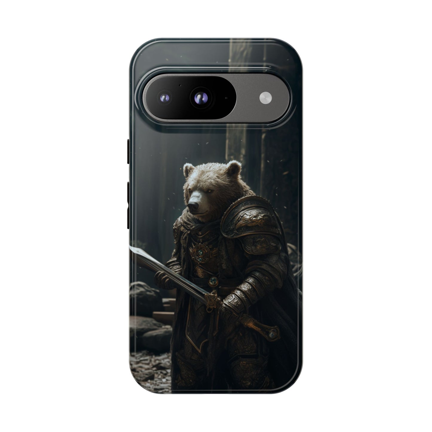 Medieval Bear Warrior Knight - Tough Google Pixel Case