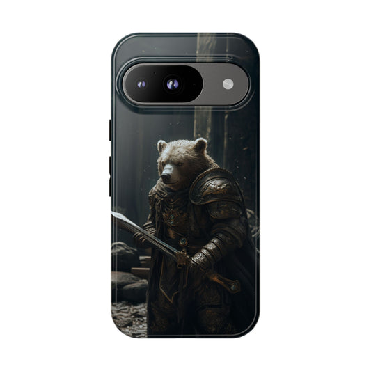 Medieval Bear Warrior Knight - Tough Google Pixel Case