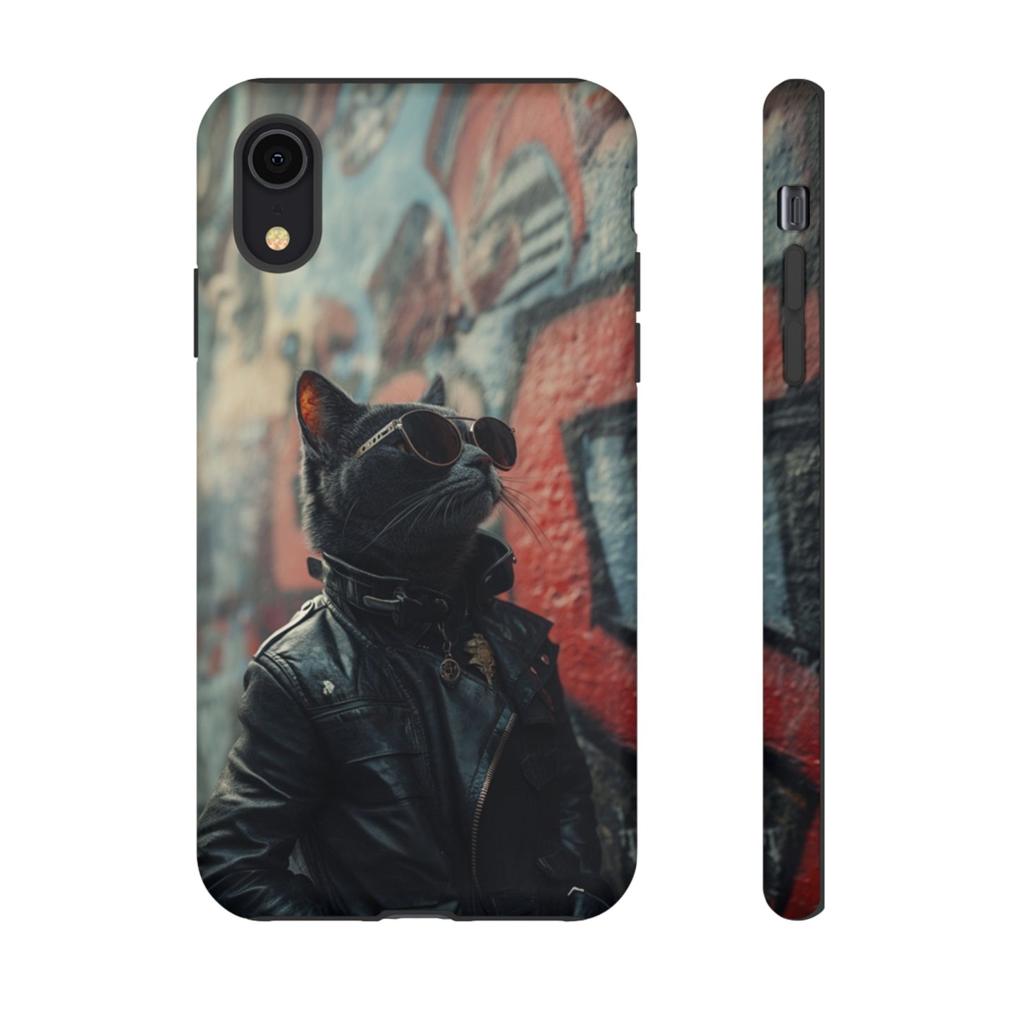 Punk Rock Cat Phone Case – iPhone, Google Pixel, Samsung Galaxy