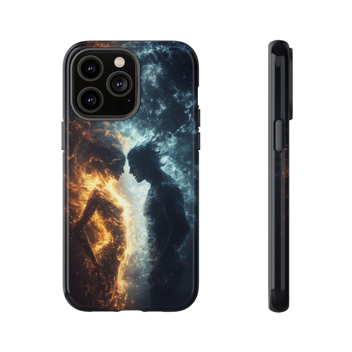 Fire & Frost Lovers - Tough iPhone Case