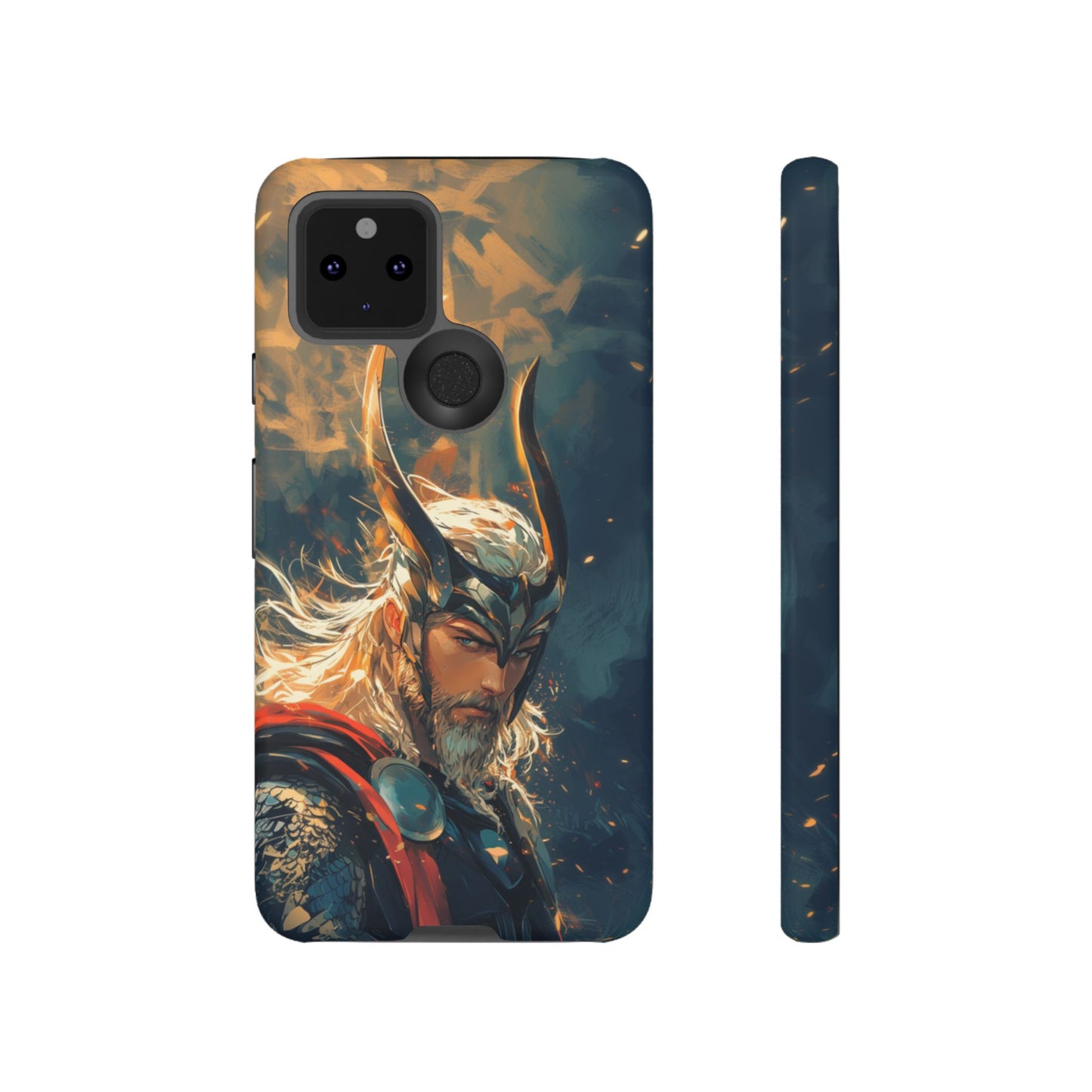 Storm-Bringer: Epic Thor Anime-Style Phone Case - iPhone, Google Pixel, Samsung