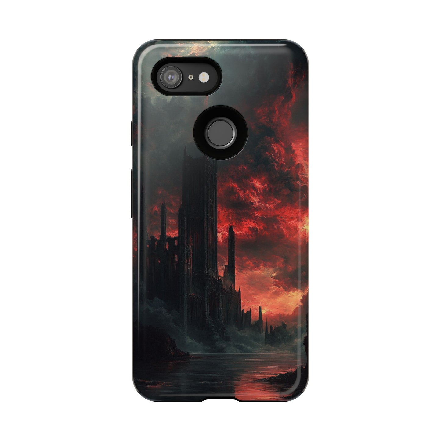 Crimson Dread Citadel – Tough Google Pixel Case
