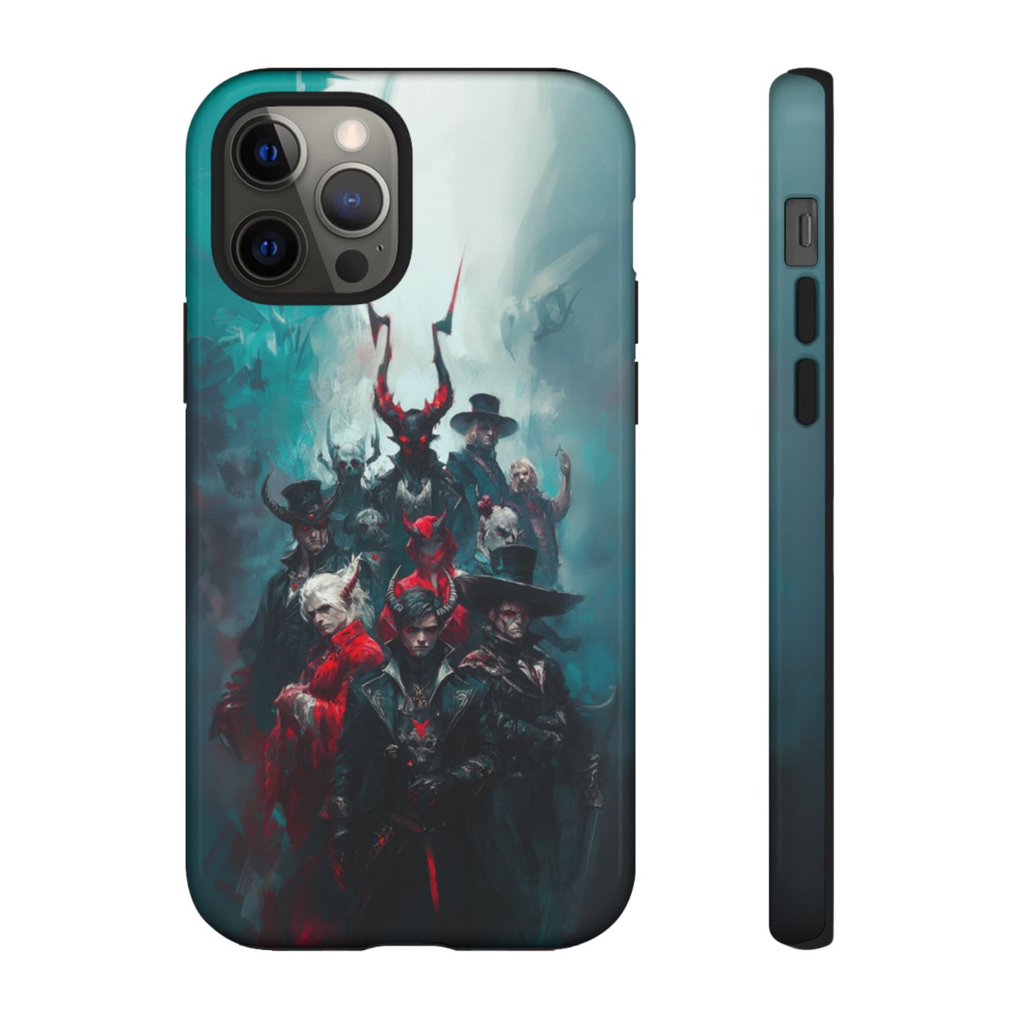Dark Fantasy Demon Hunters - Tough iPhone Case