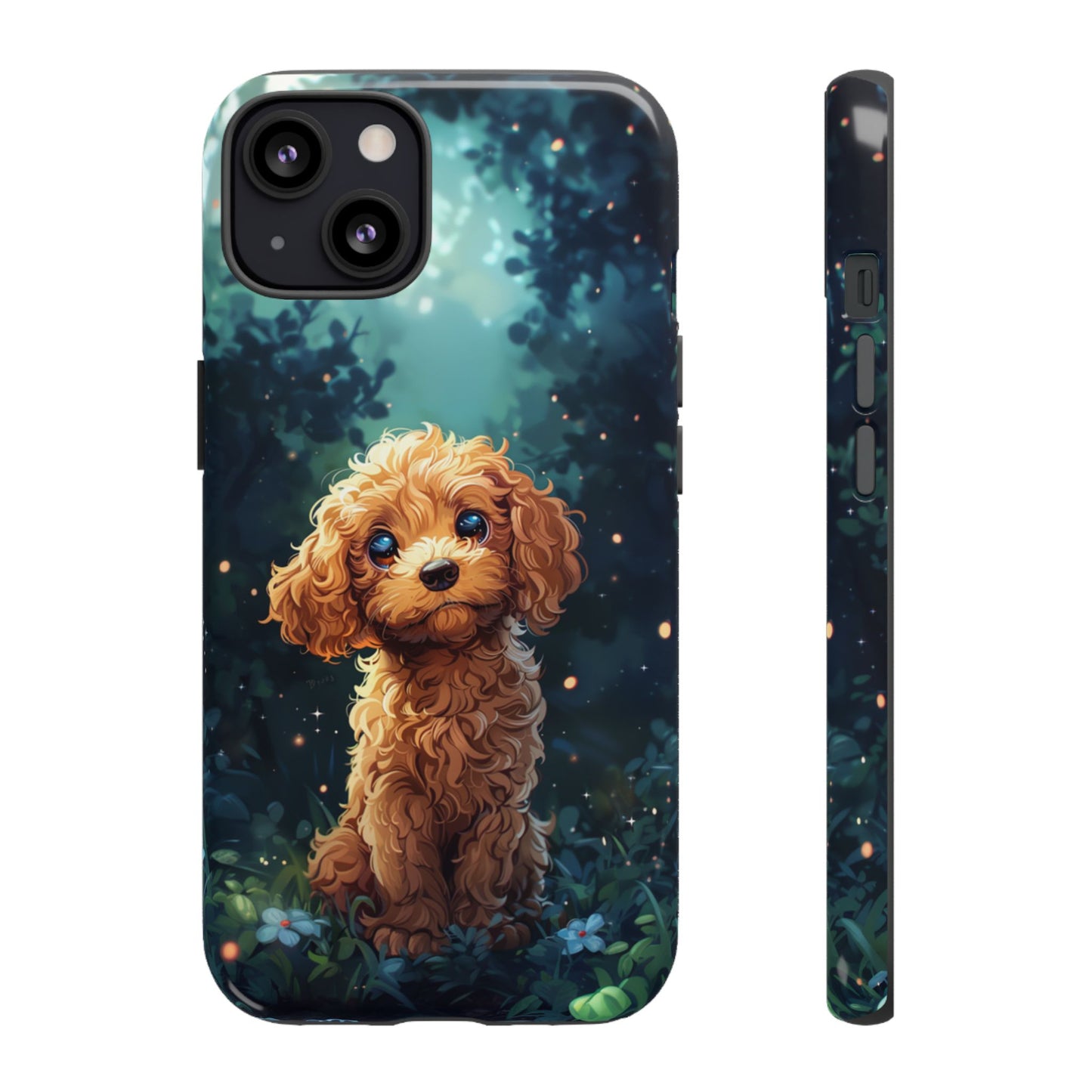 Forest Poodle - Tough iPhone Case