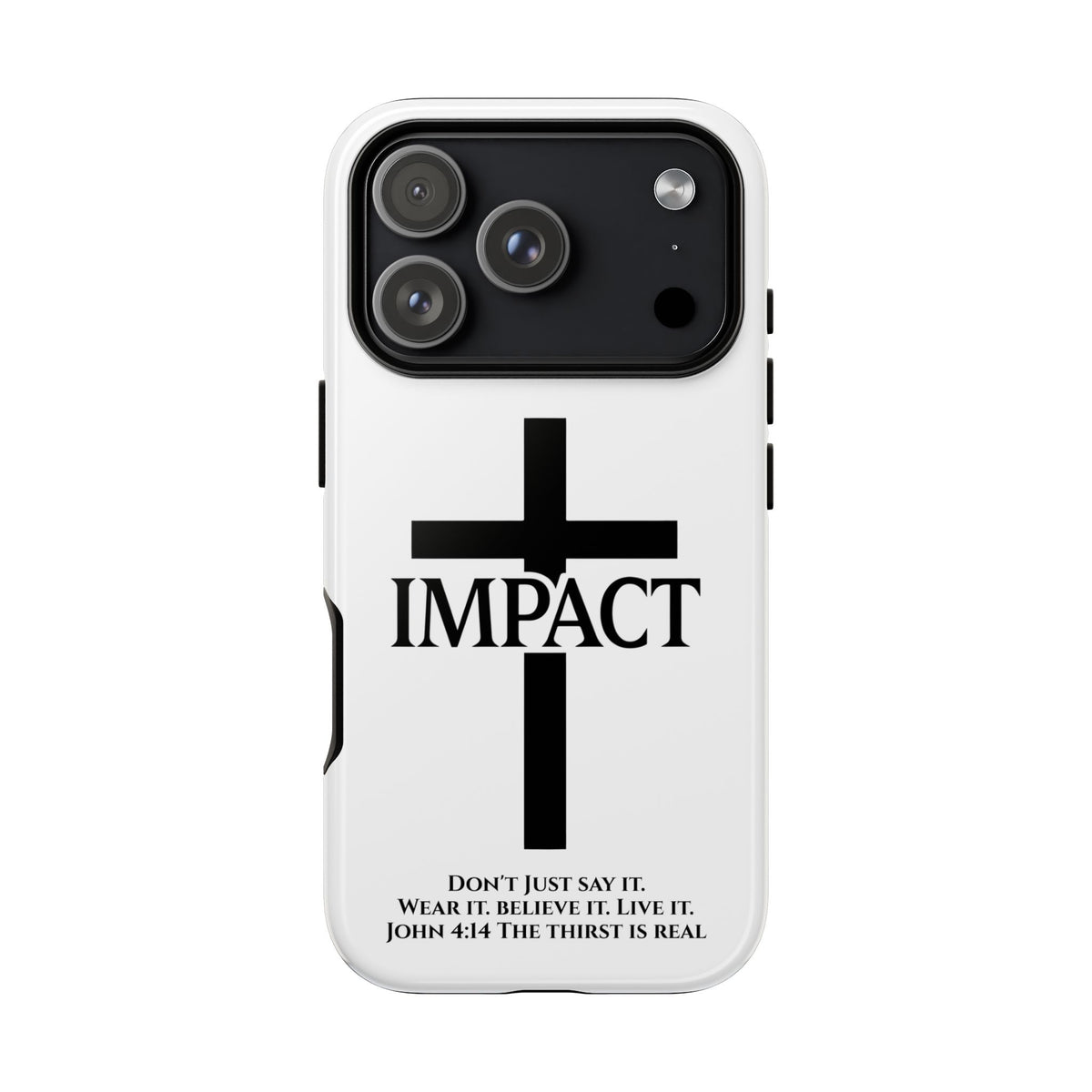 Impact White - Tough iPhone Case