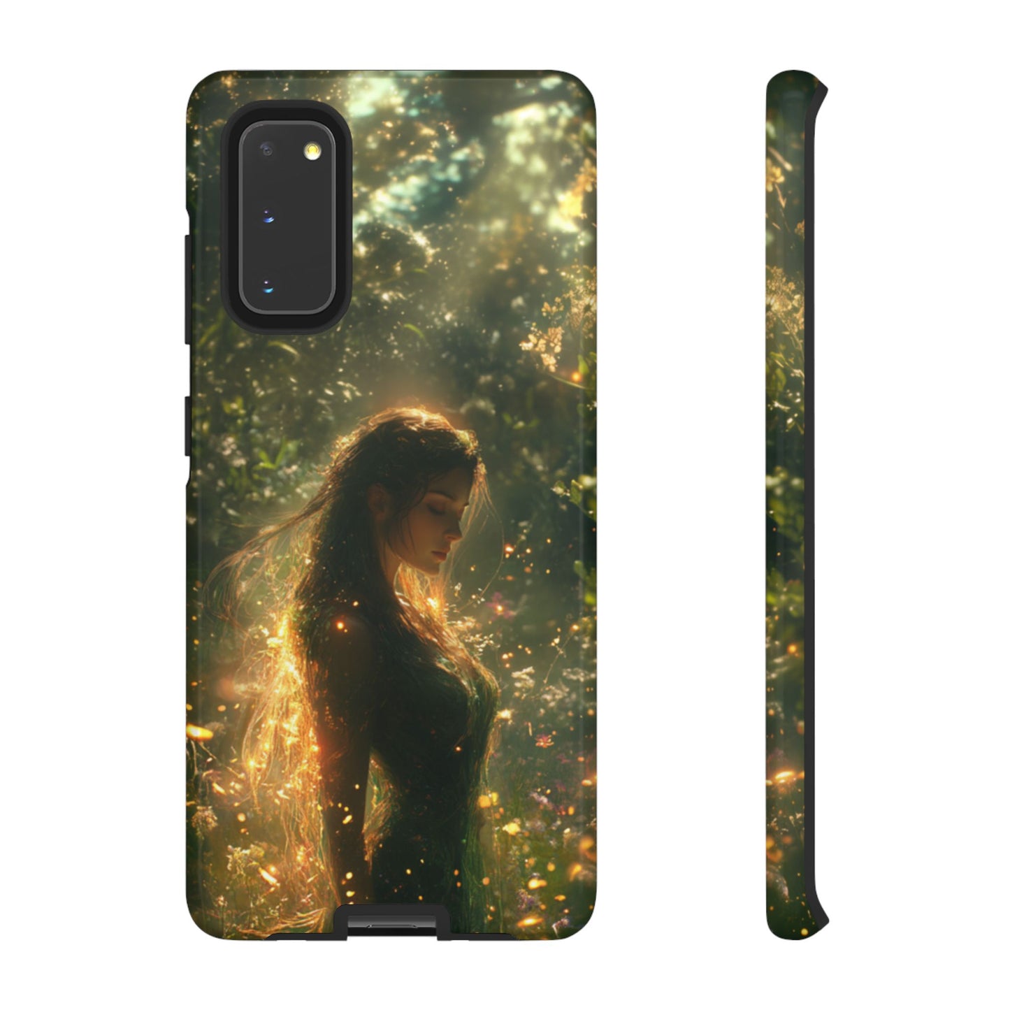Forest Goddess Golden Light Meadow - Tough Samsung Galaxy Case