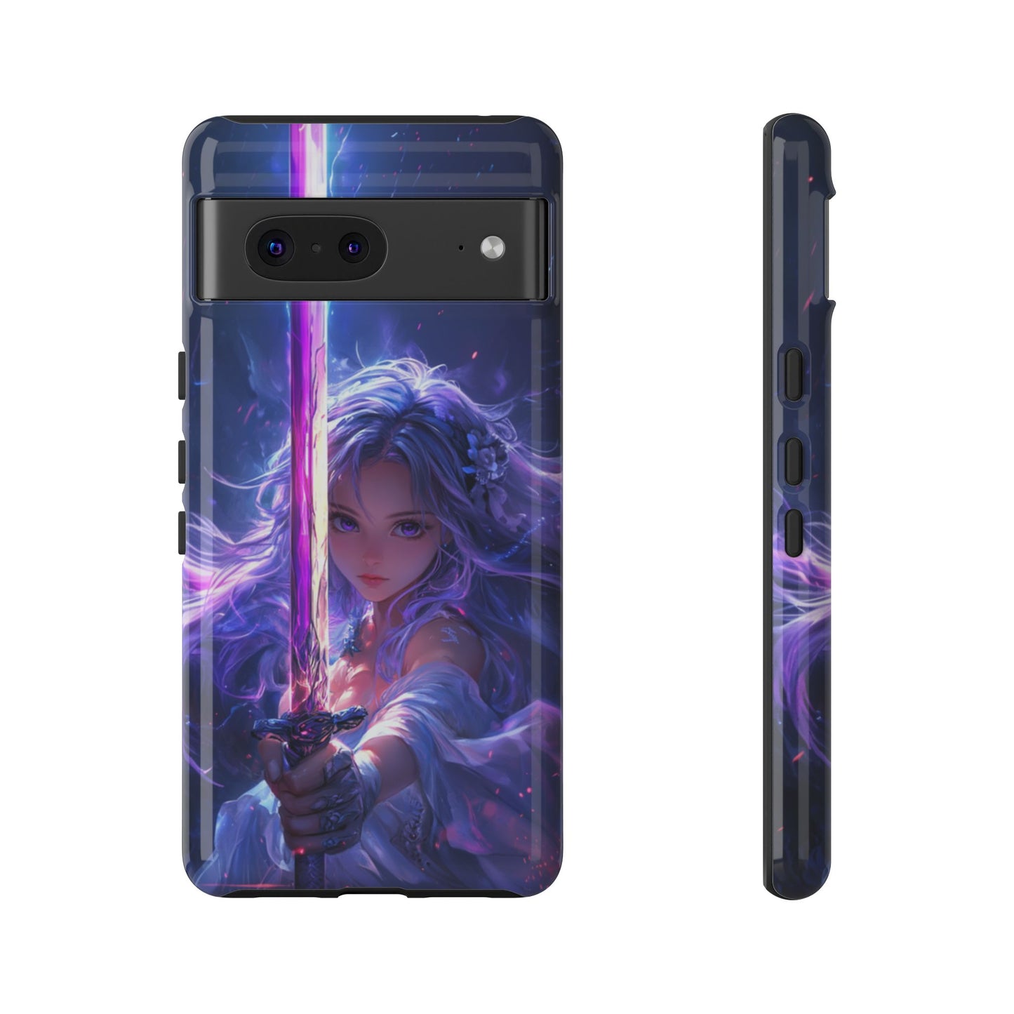Violet Blade Warrior – Tough Google Pixel Case