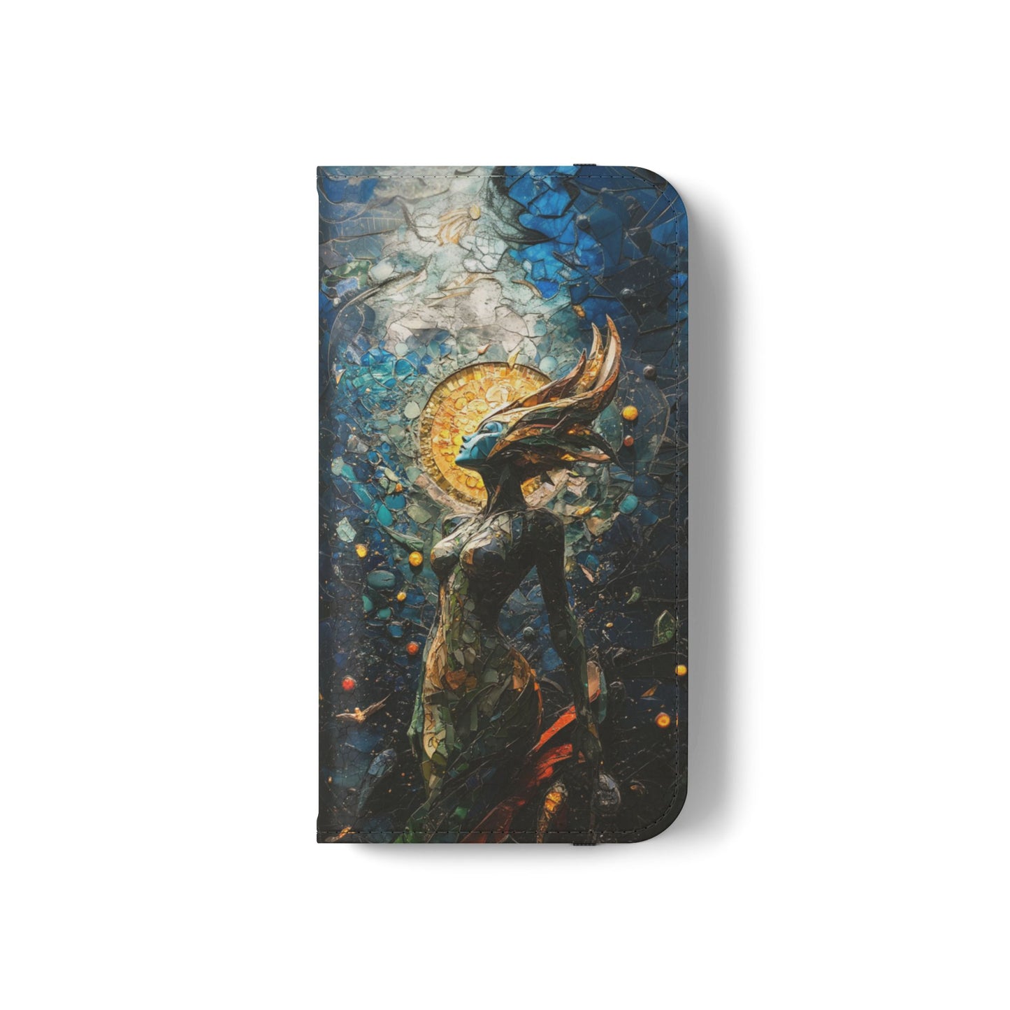 Stained Glass Goddess - Wallet Flip Case