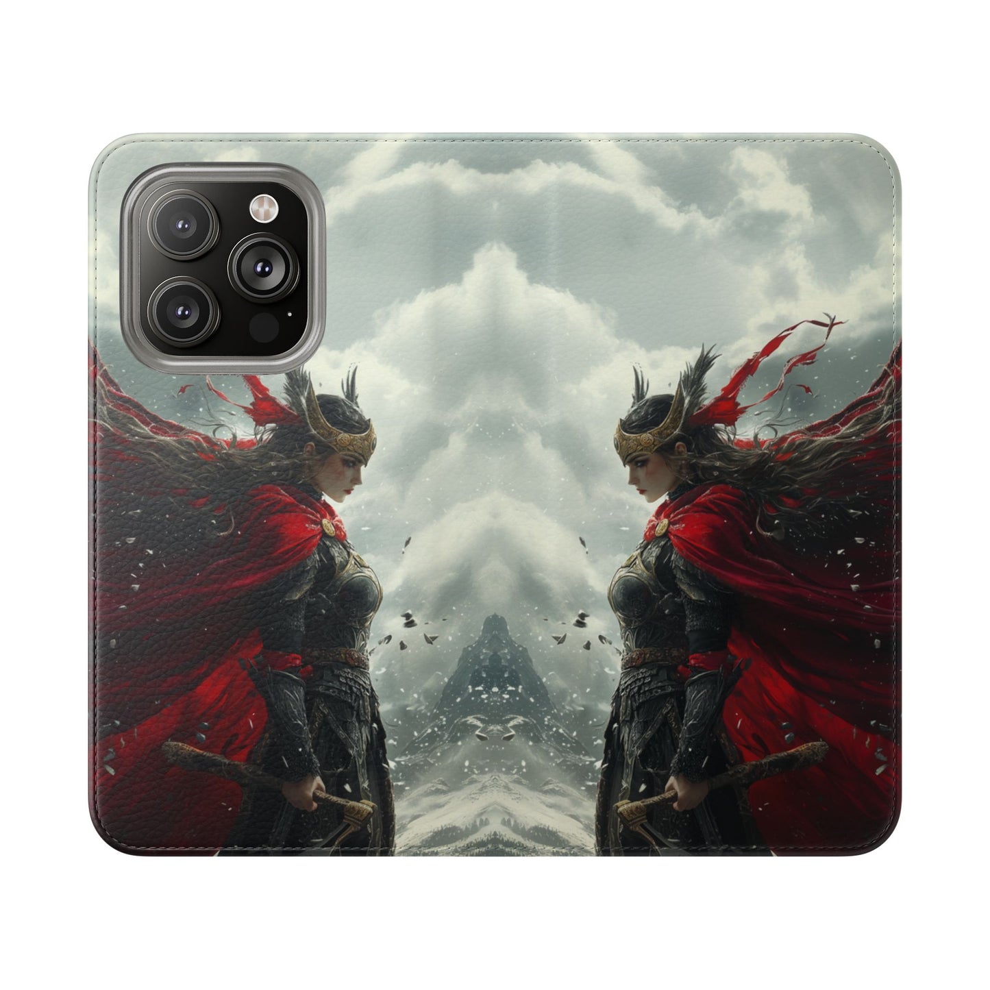 Freya Crimson Valkyrie - Wallet Flip Case
