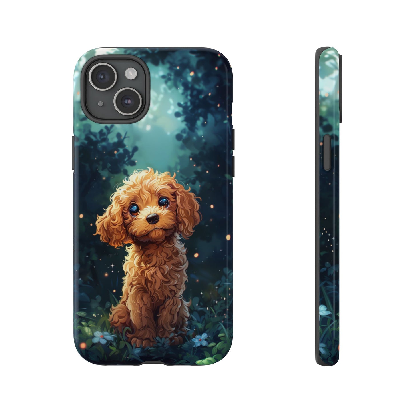 Forest Poodle - Tough iPhone Case