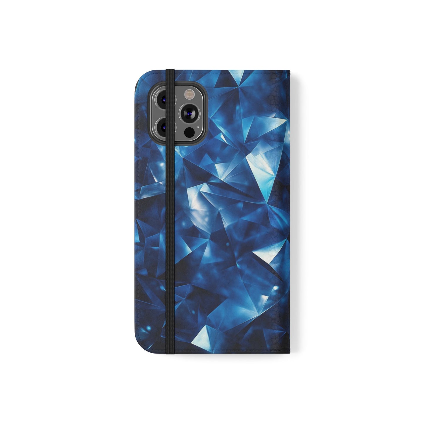 Sapphire Crystal Shards - Wallet Flip Case