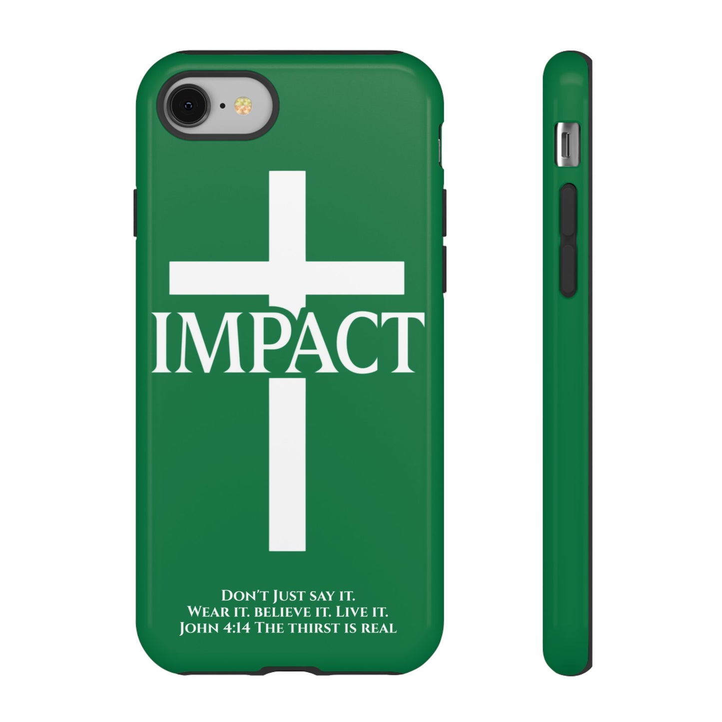 Impact Green - Tough iPhone Case