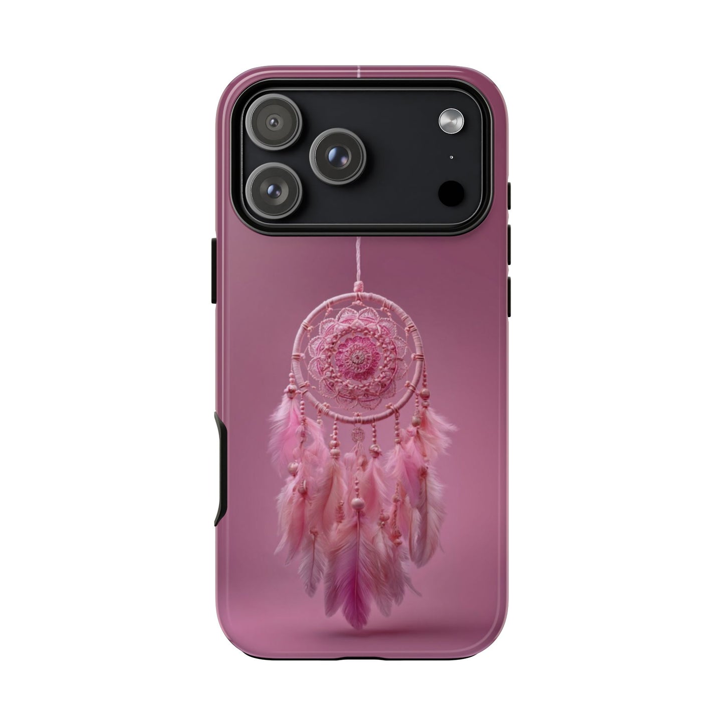 Pink Lace Dreamcatcher - Tough iPhone Case