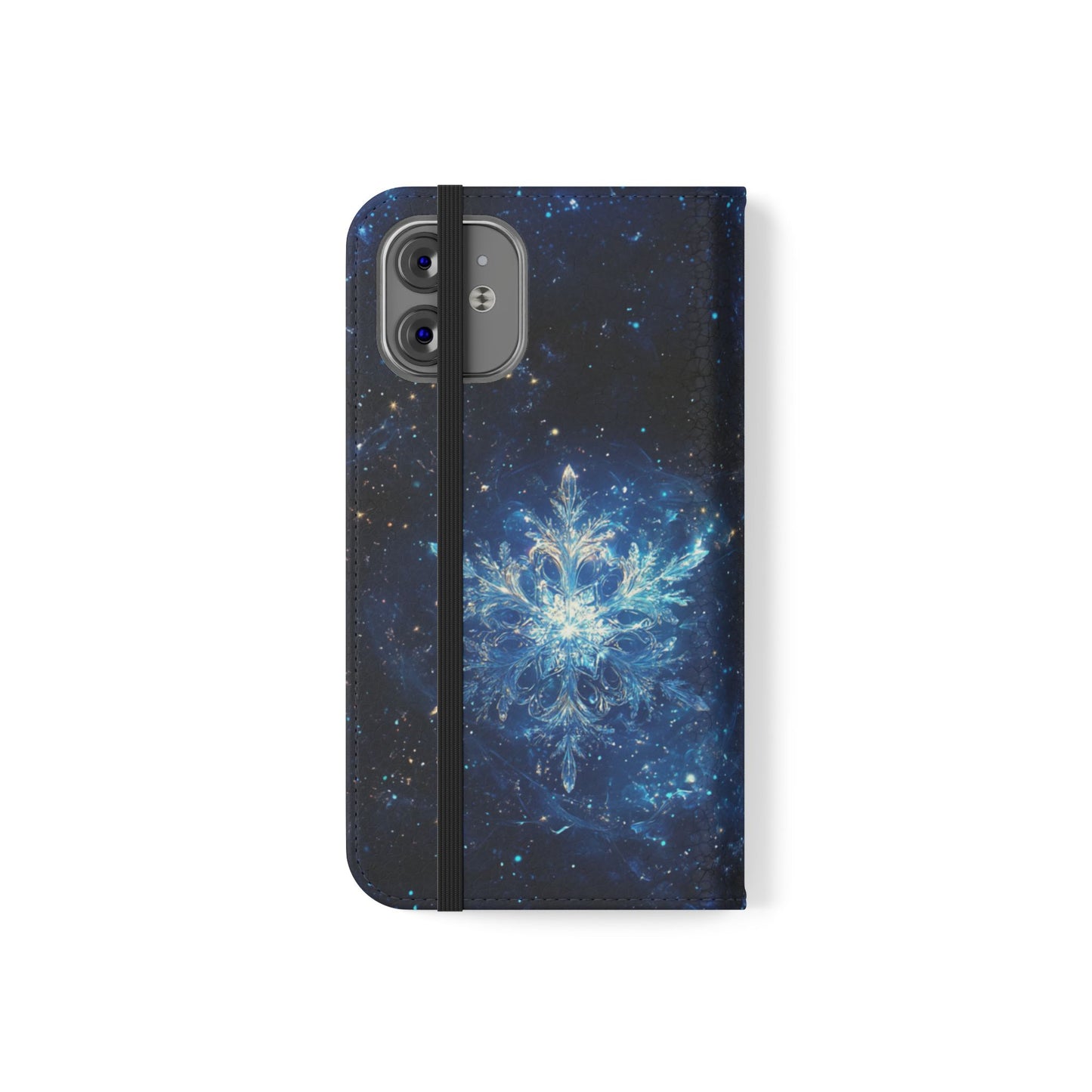 Cosmic Snowflake - Wallet Flip Case