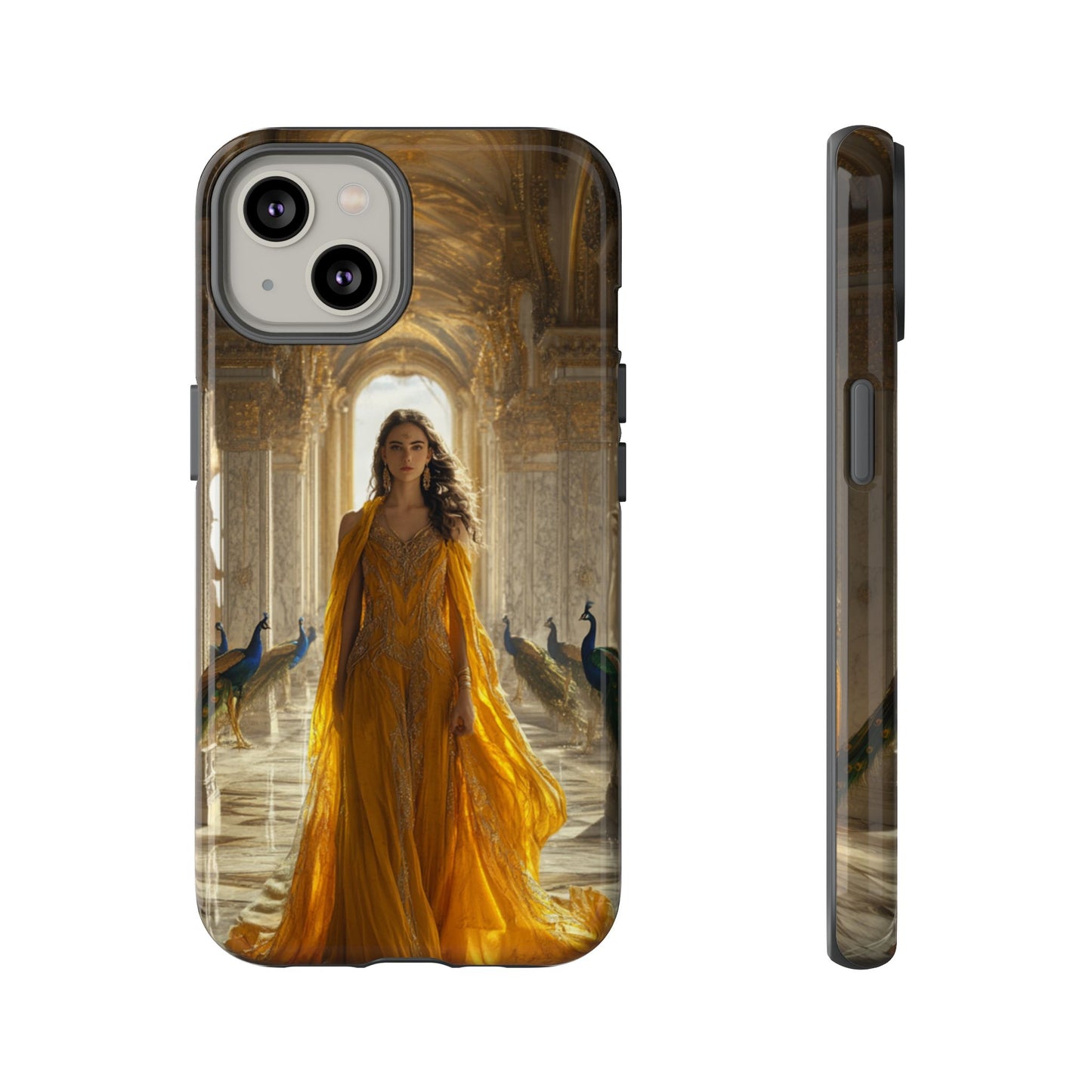 Hera Golden Palace Peacock Goddess - Tough iPhone Case
