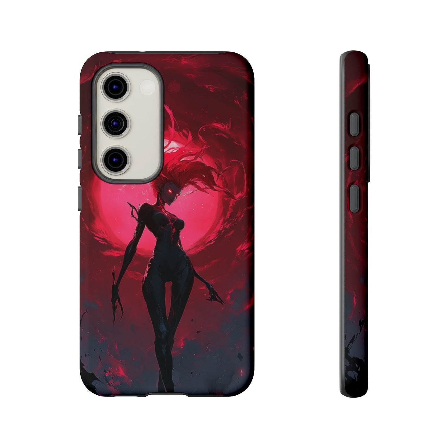 Crimson Eclipse Gothic Gaming Phone Case - iPhone, Google Pixel, Samsung Galaxy