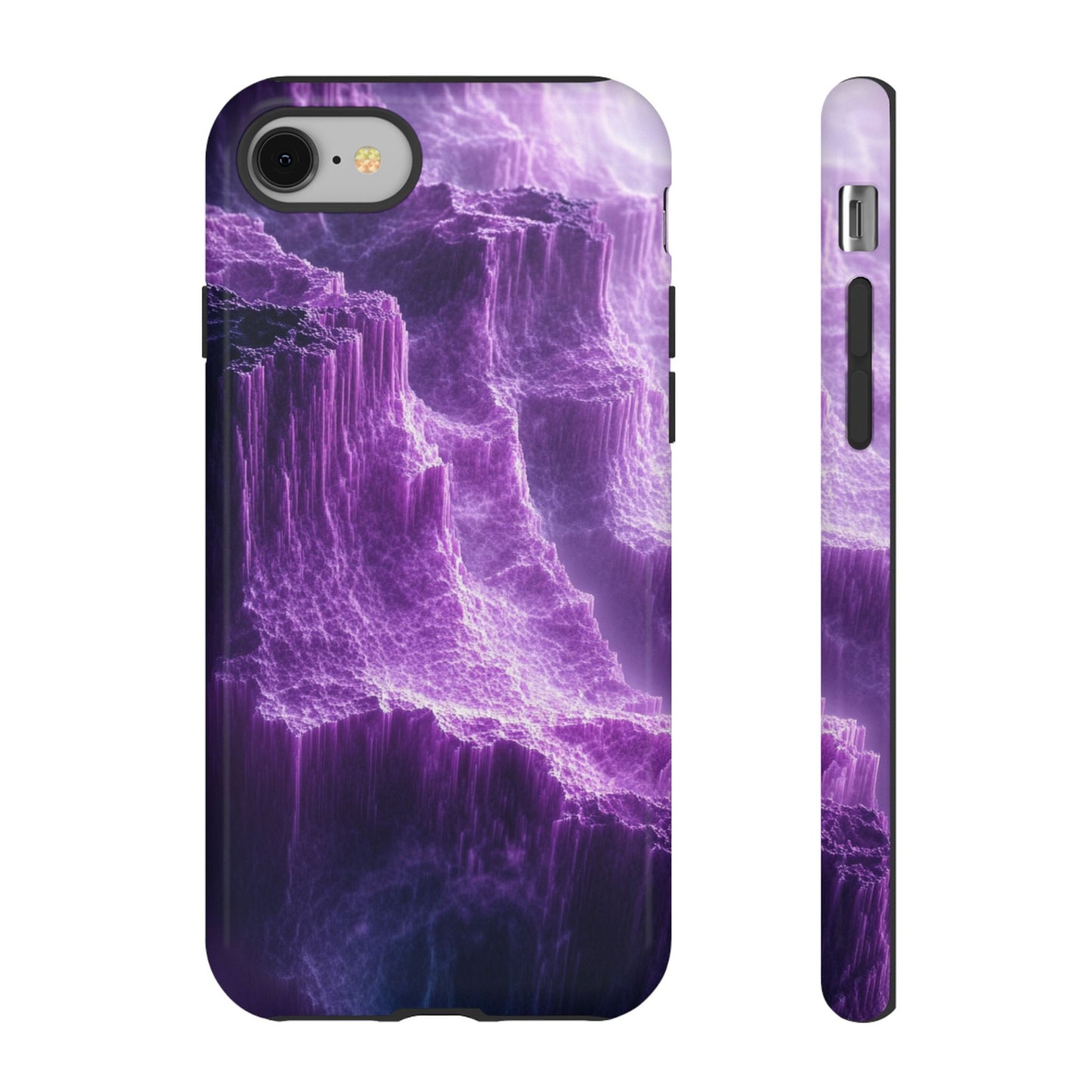 Purple Crystal Canyon - Tough iPhone Case