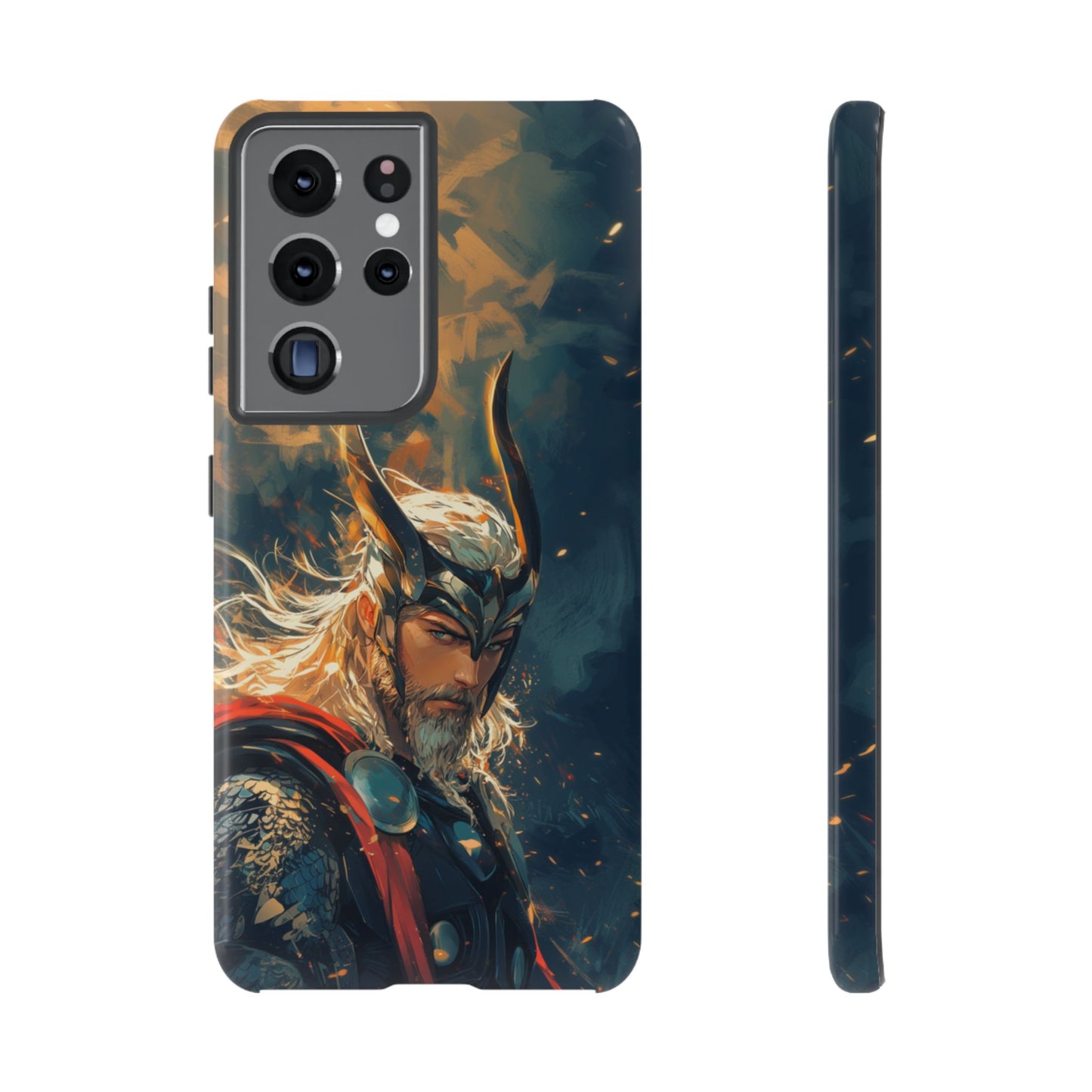 Storm-Bringer: Epic Thor Anime-Style Phone Case - iPhone, Google Pixel, Samsung