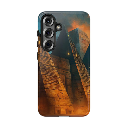 Ancient Egyptian Pyramids Sunset - Tough Samsung Galaxy Case