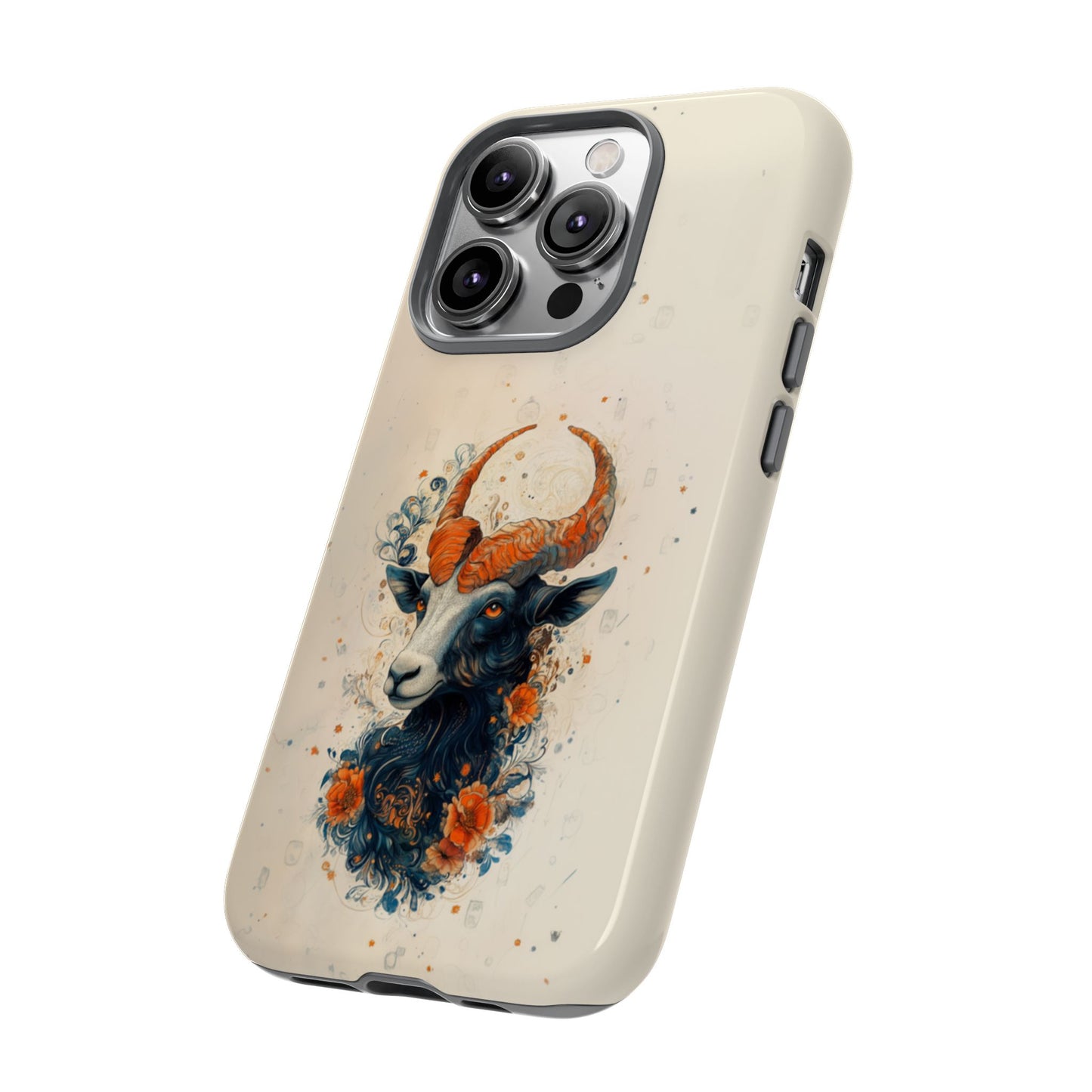 Capricorn Celestial Goat - Tough iPhone Case