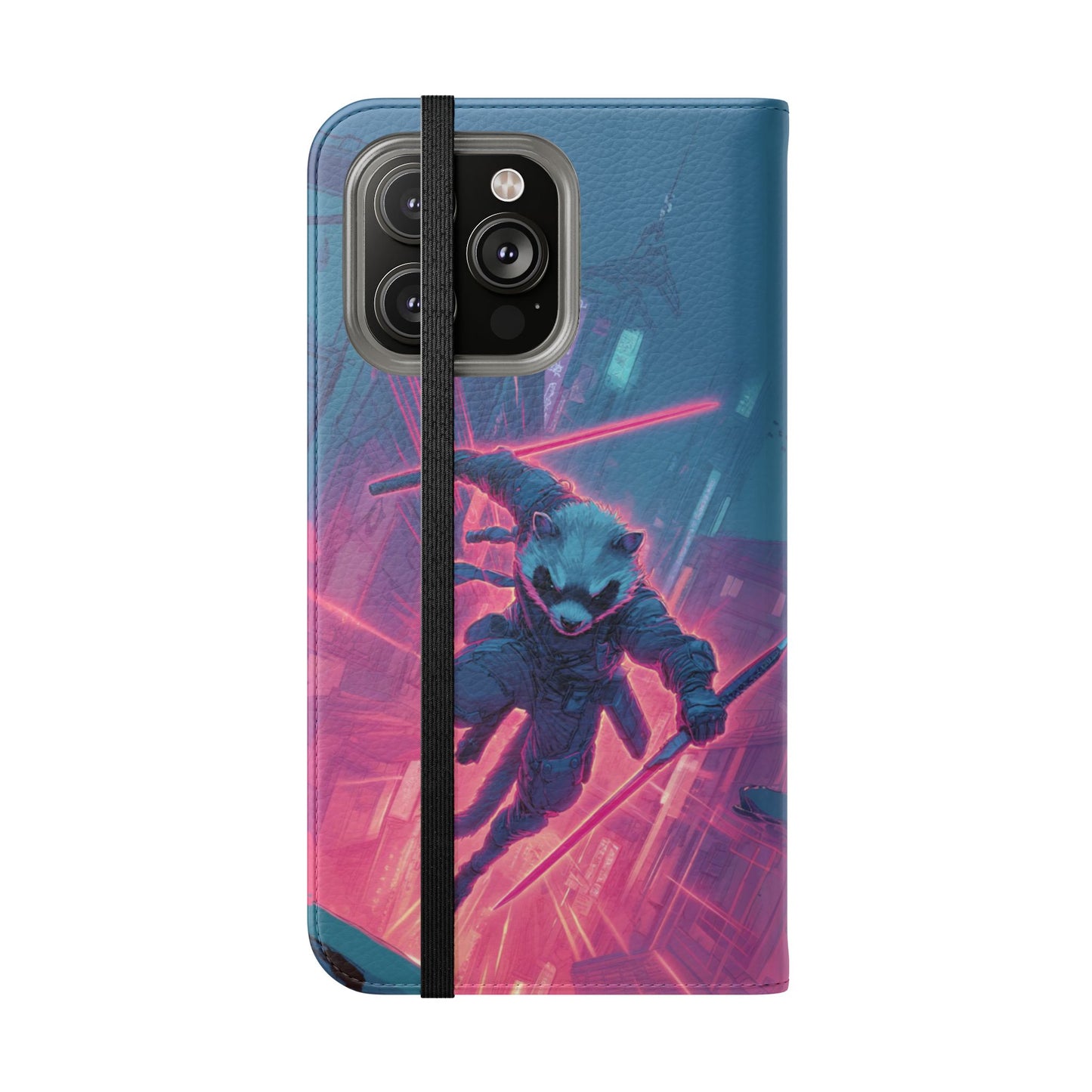 Cyberpunk Ferret - Wallet Flip Case