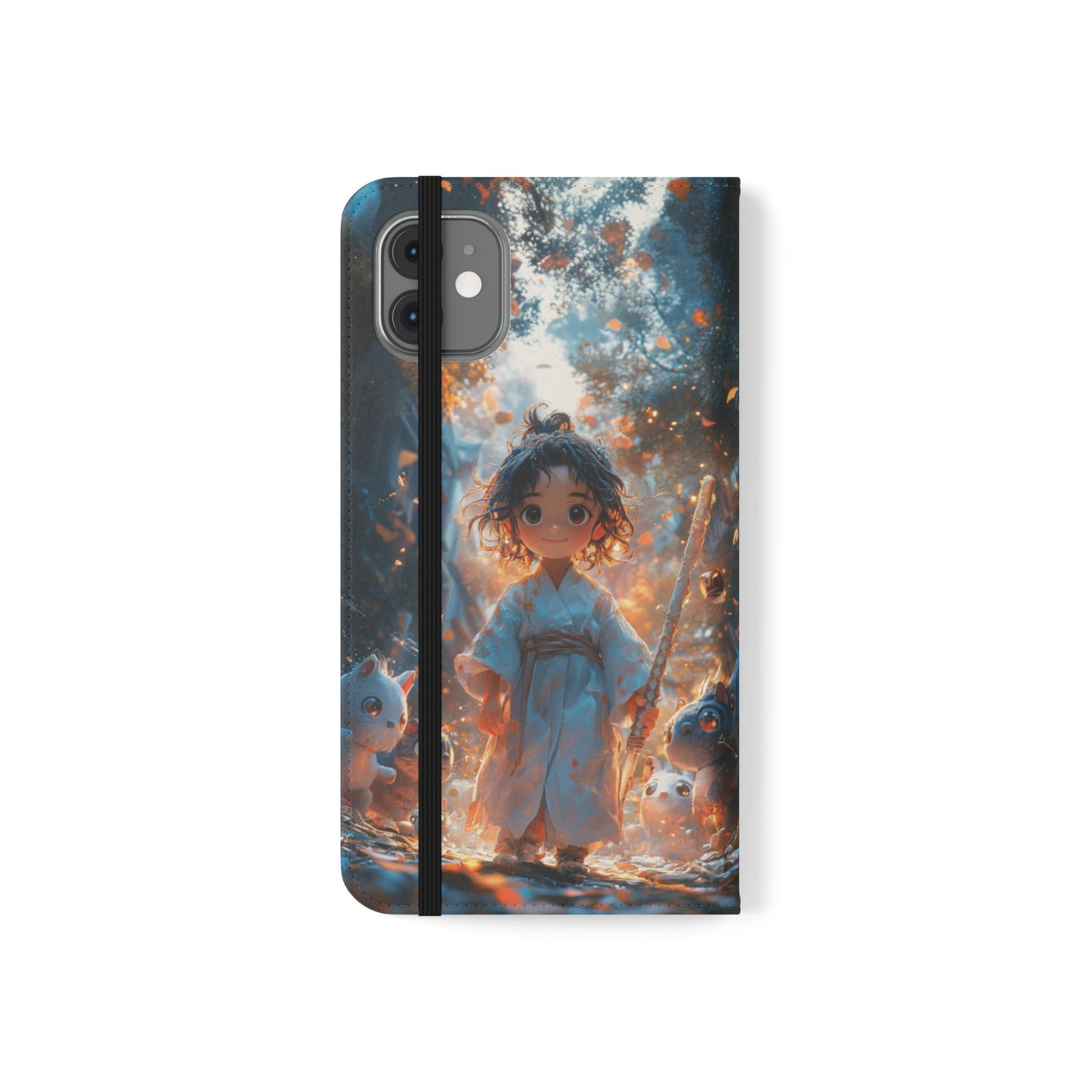 Forest Spirit Child - Wallet Flip Case
