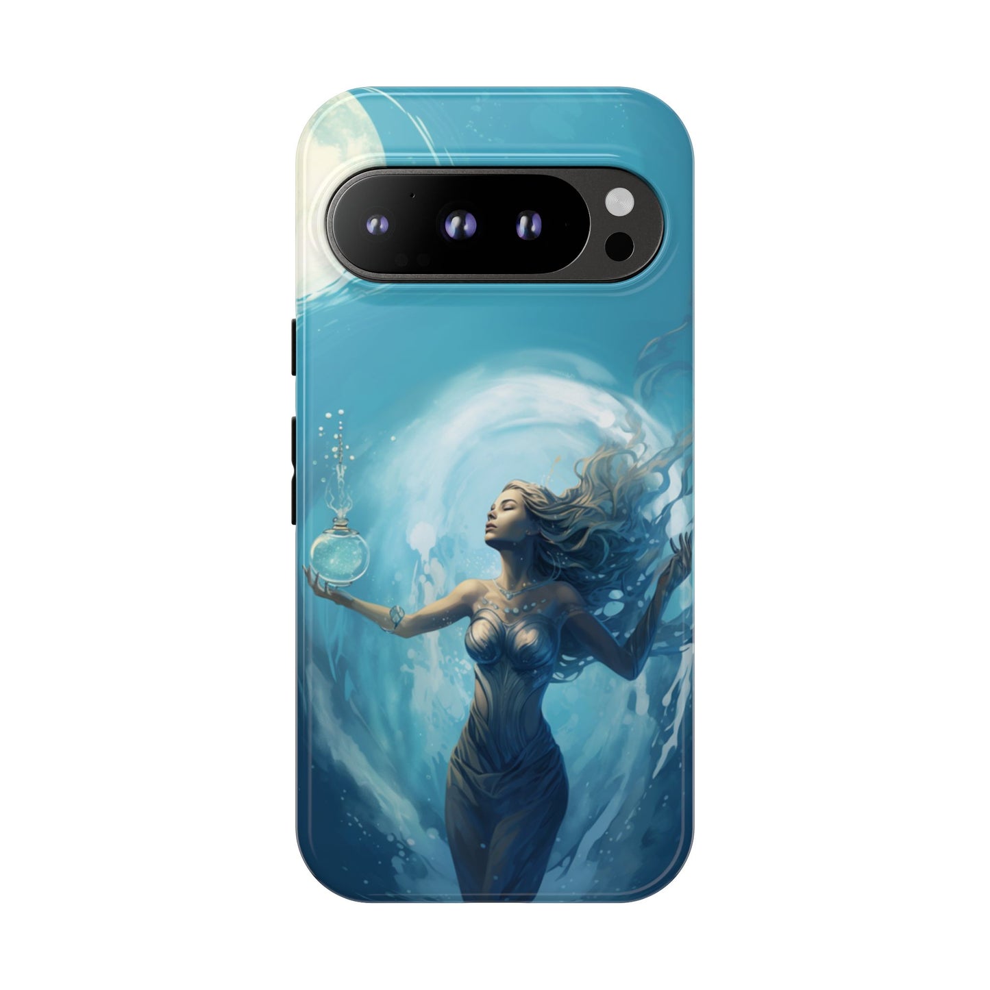 Aquarius Lunar Water Bearer Phone Case – iPhone, Google Pixel, Samsung Galaxy