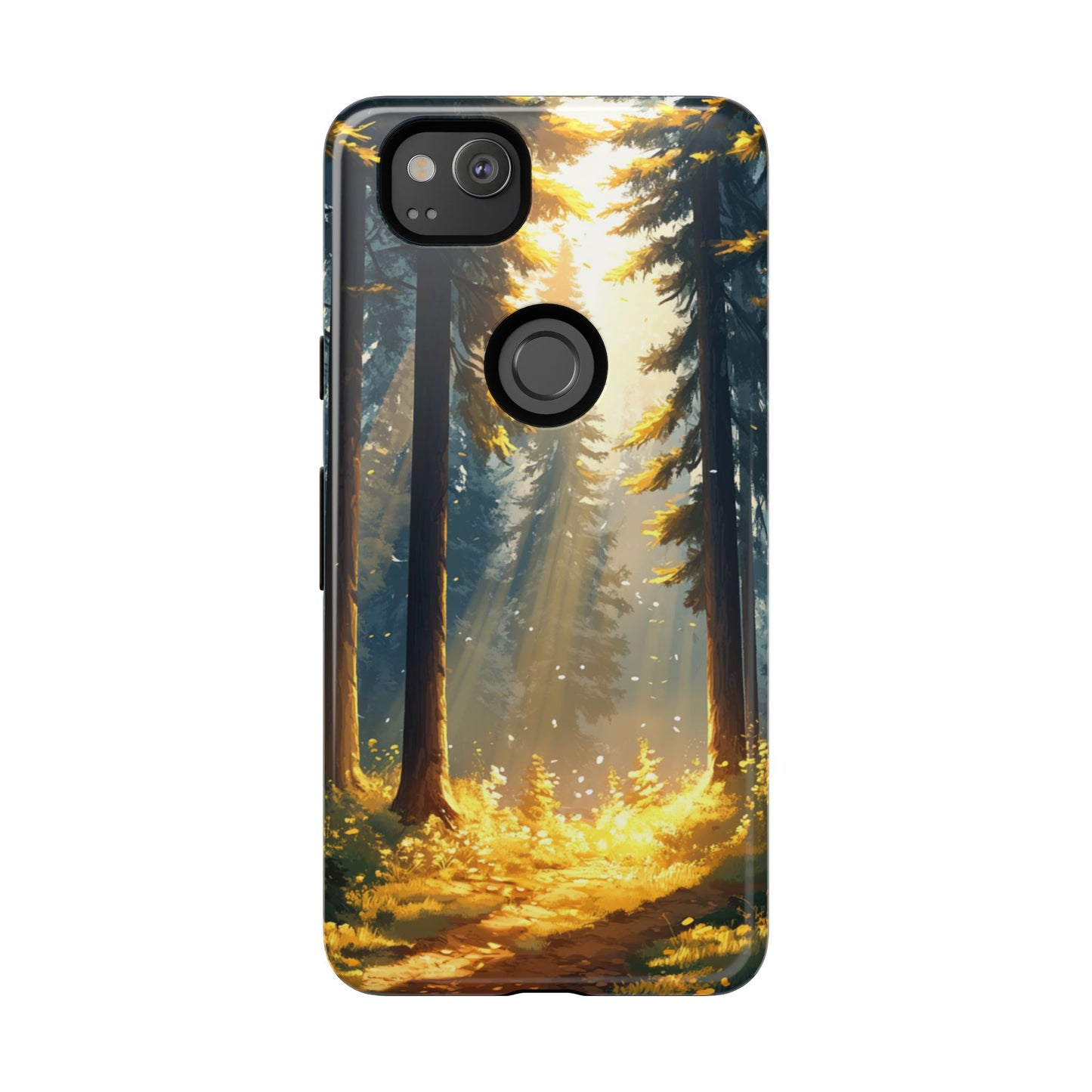Golden Forest Path – Tough Google Pixel Case