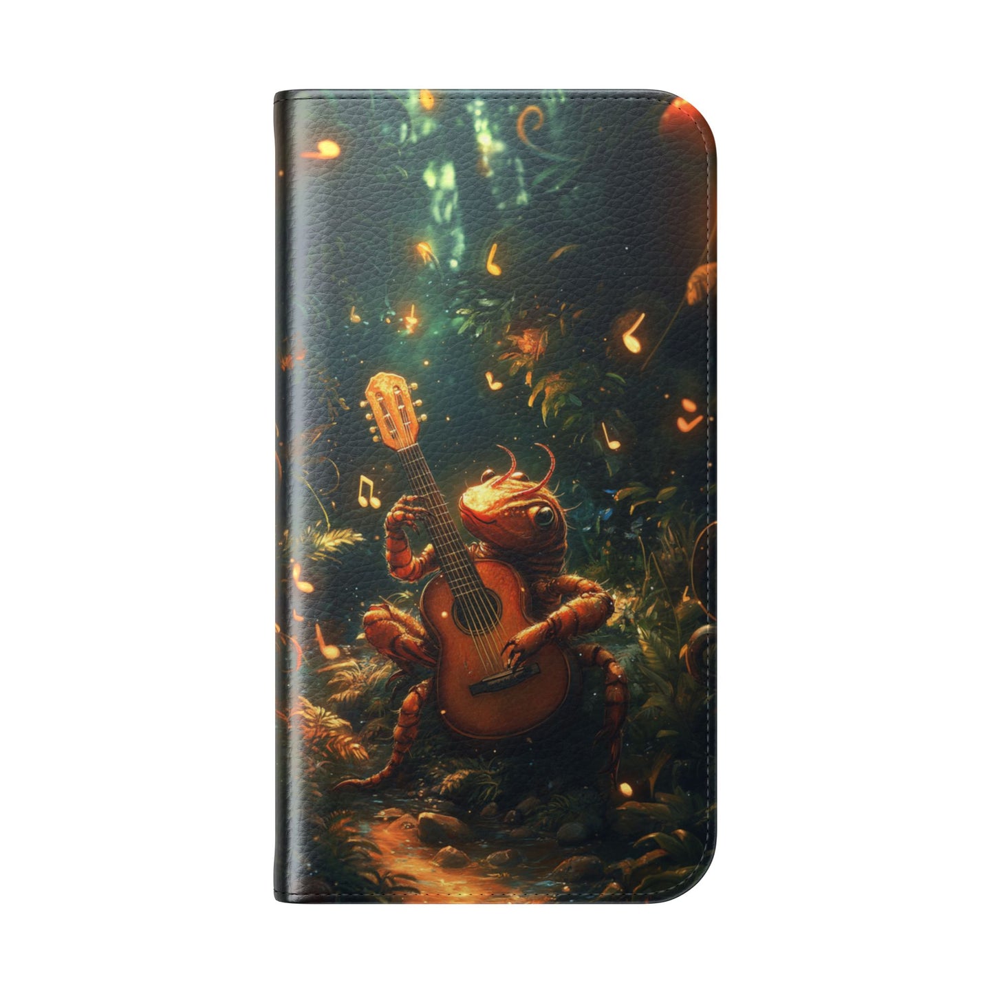 Serenade Forest Guitarist - Wallet Flip Case
