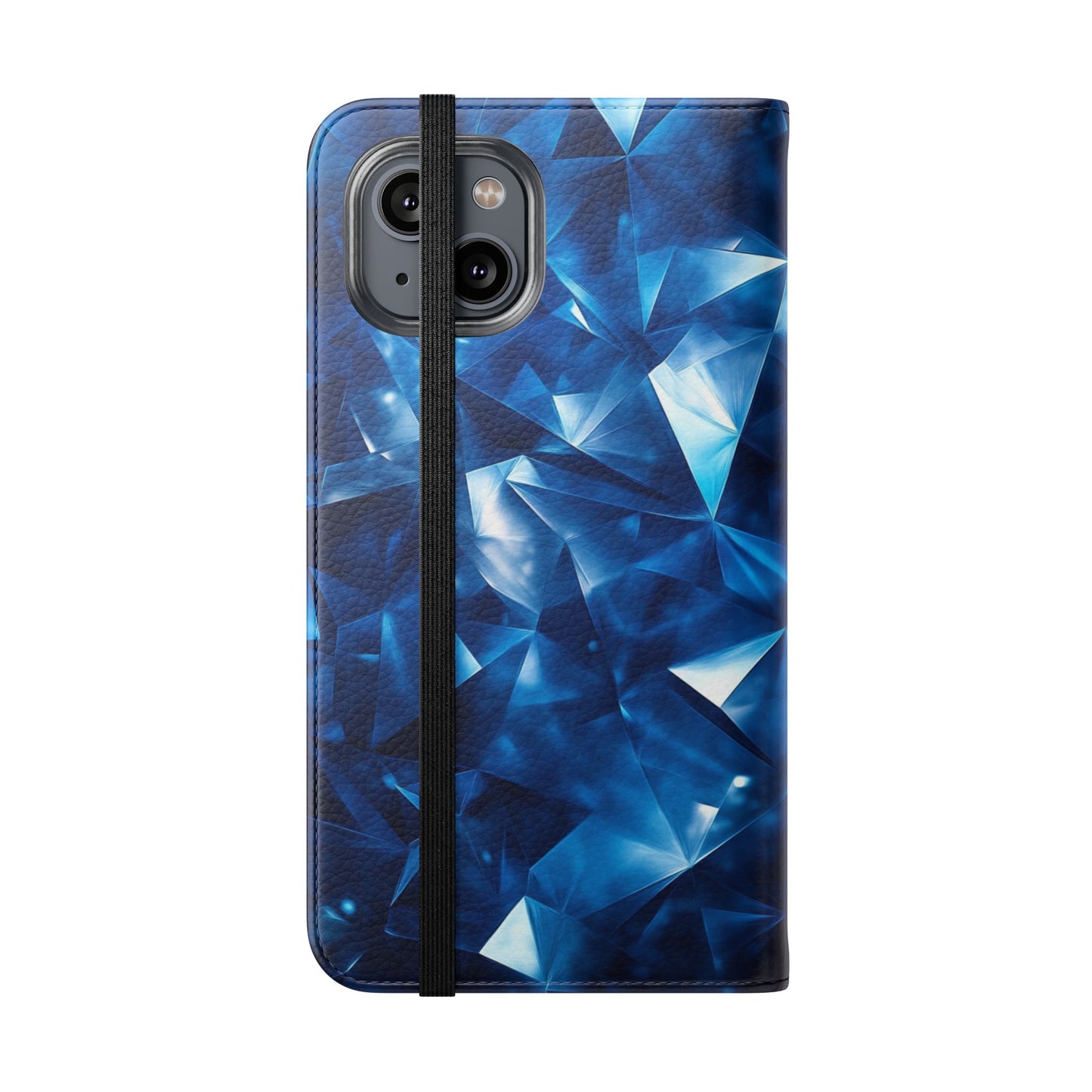 Sapphire Crystal Shards - Wallet Flip Case