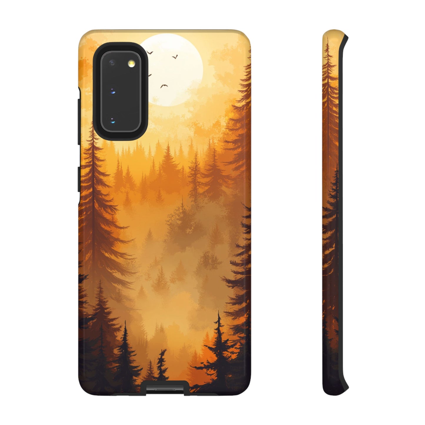 Golden Forest Silhouette – Tough Samsung Galaxy Case