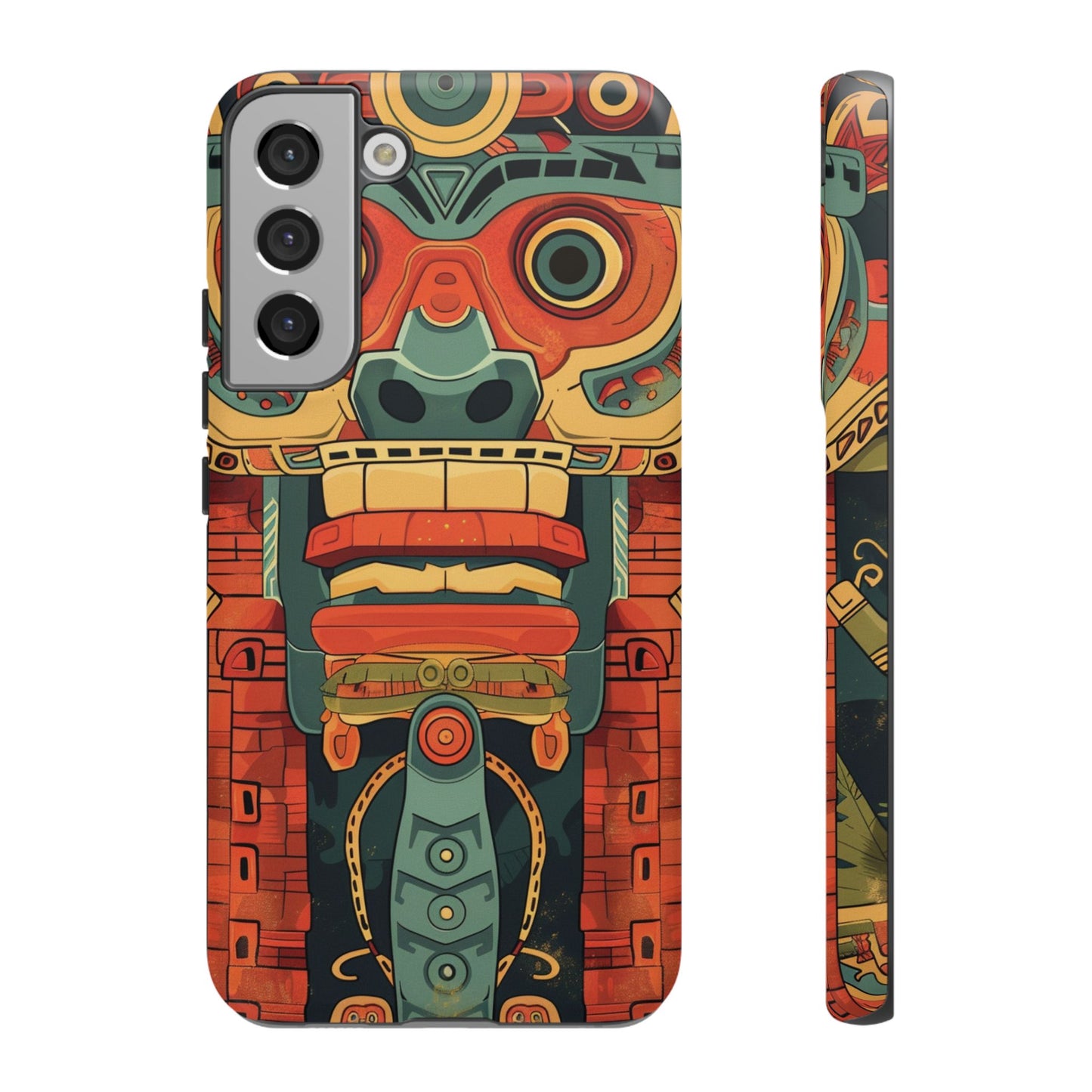 Vivid Ancient Glyphs Phone Case - iPhone, Google Pixel, Samsung