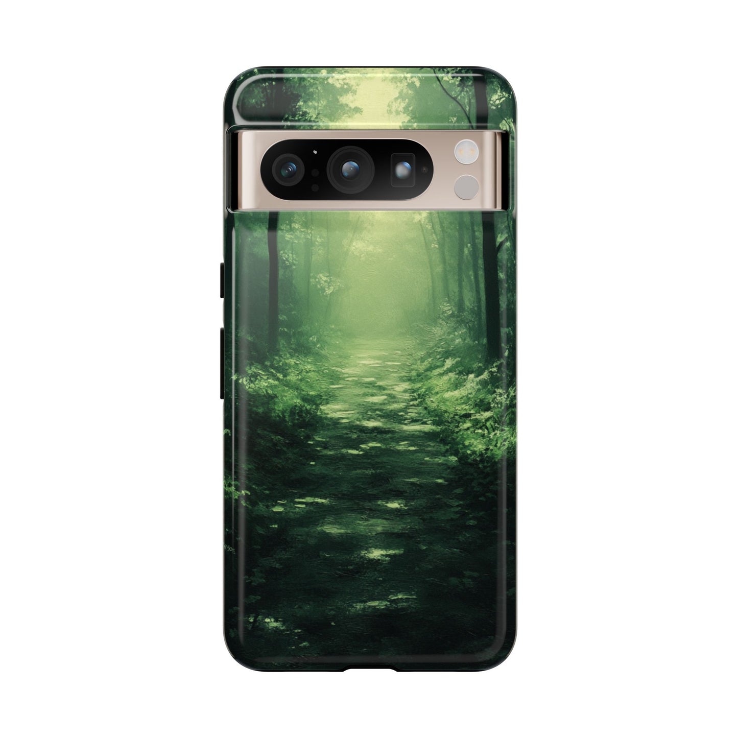 Emerald Mist Forest Path - Tough Google Pixel Case