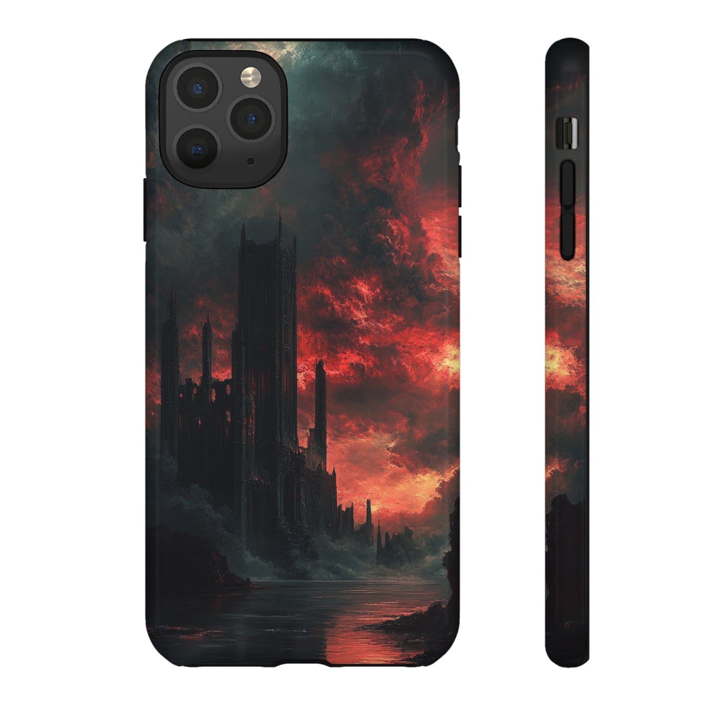 Crimson Dread Citadel – Tough iPhone Case